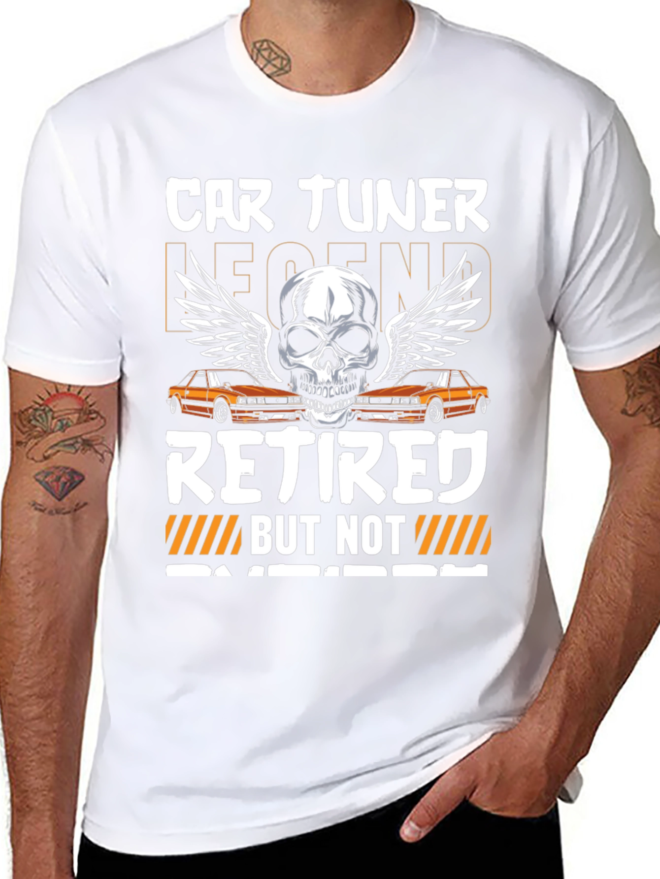 Car Tuner Legend Retired Graphic T-Shirt