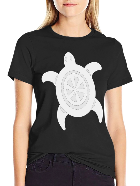 Turtle Graphic Black Tee