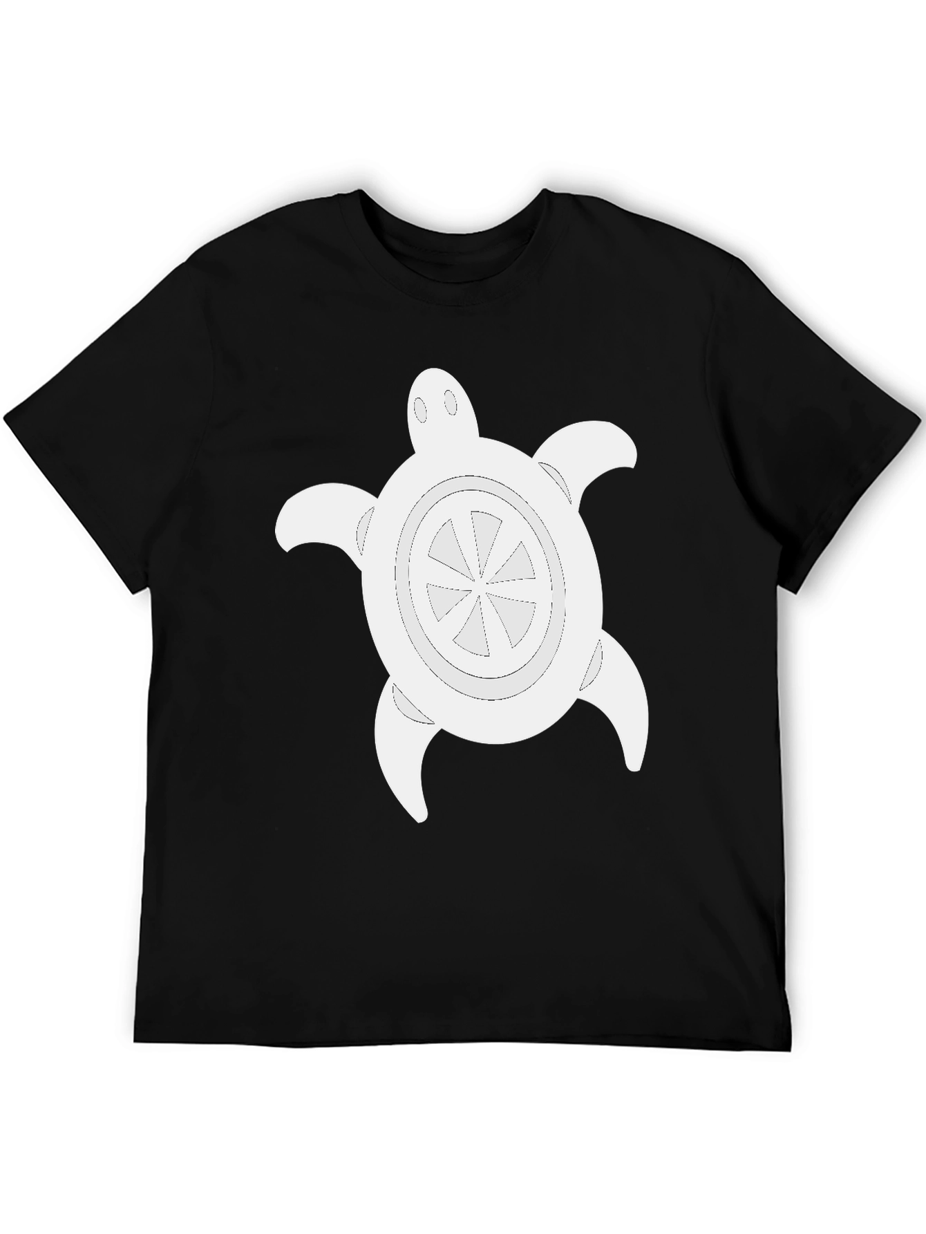 Turtle Graphic Black Tee