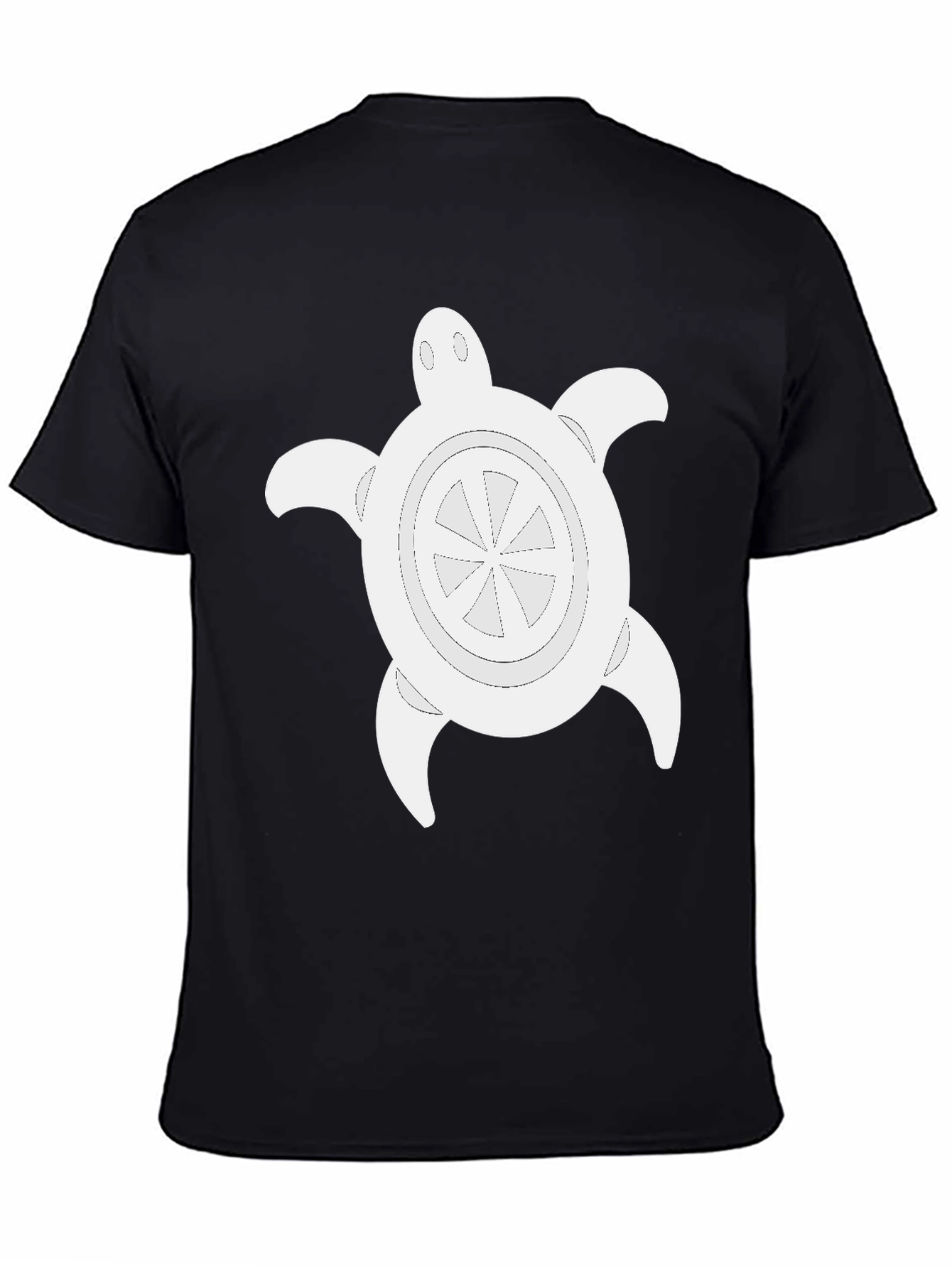 Turtle Graphic Black Tee