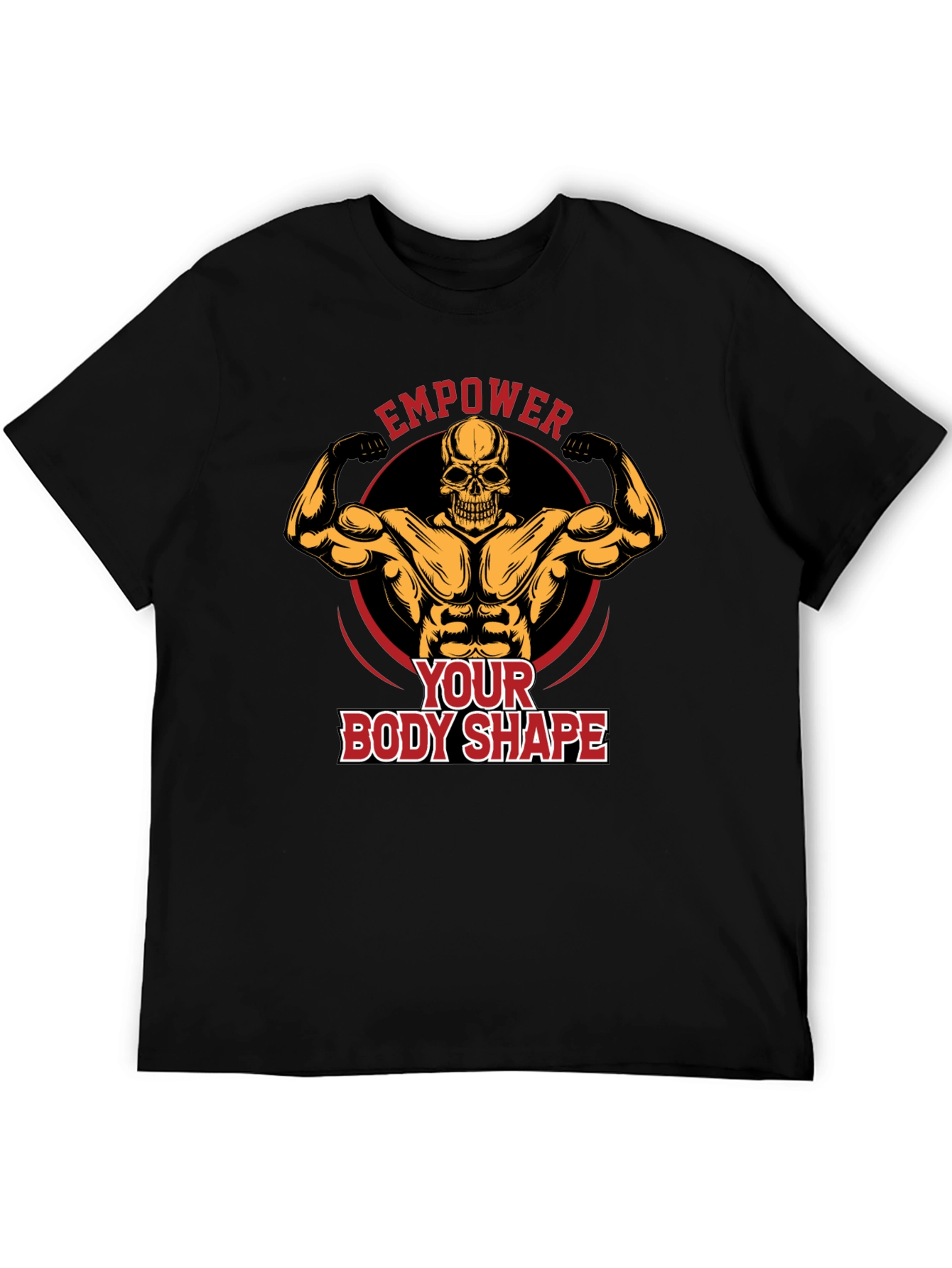 Empower Body Shape Skeleton Graphic T-Shirt