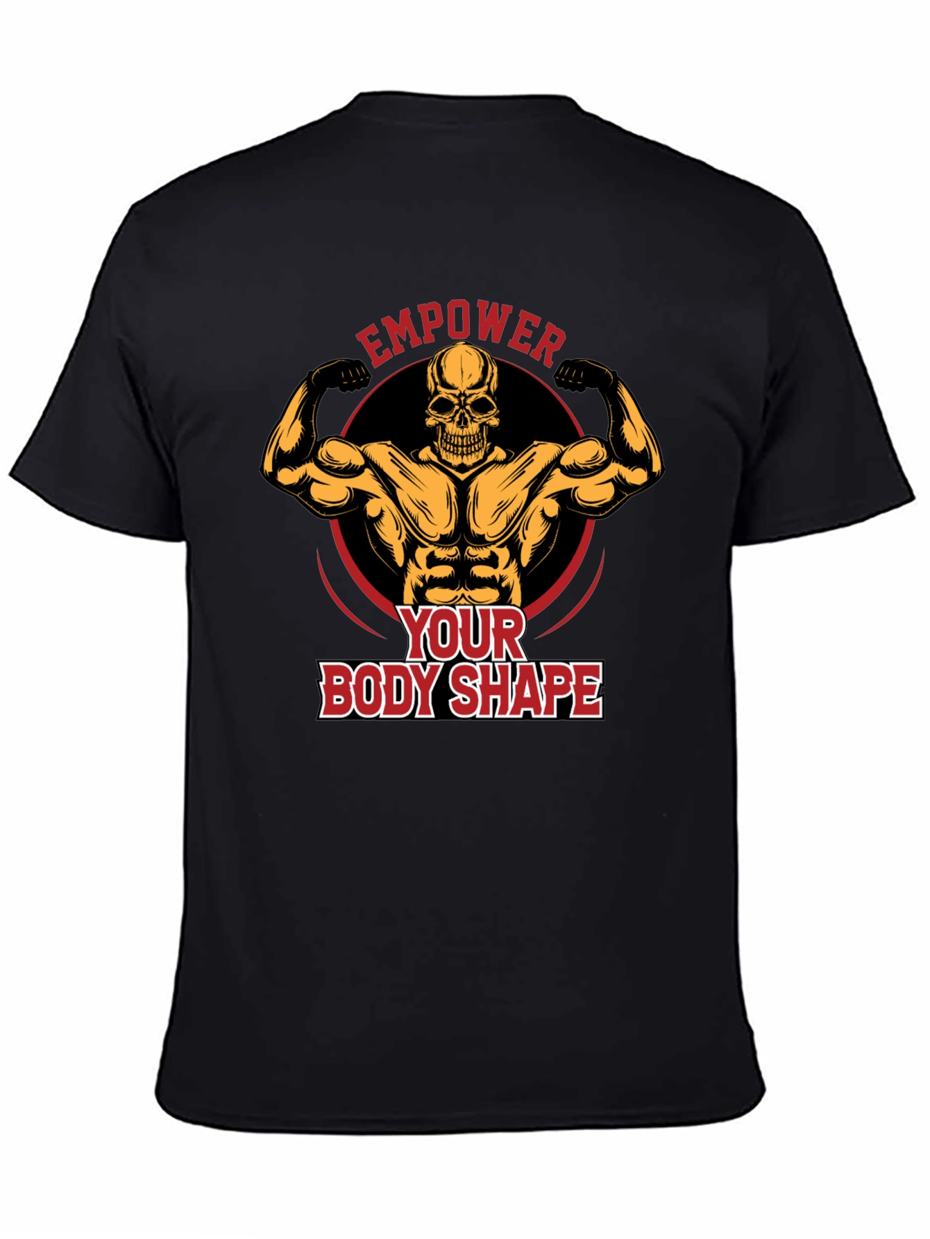 Empower Body Shape Skeleton Graphic T-Shirt