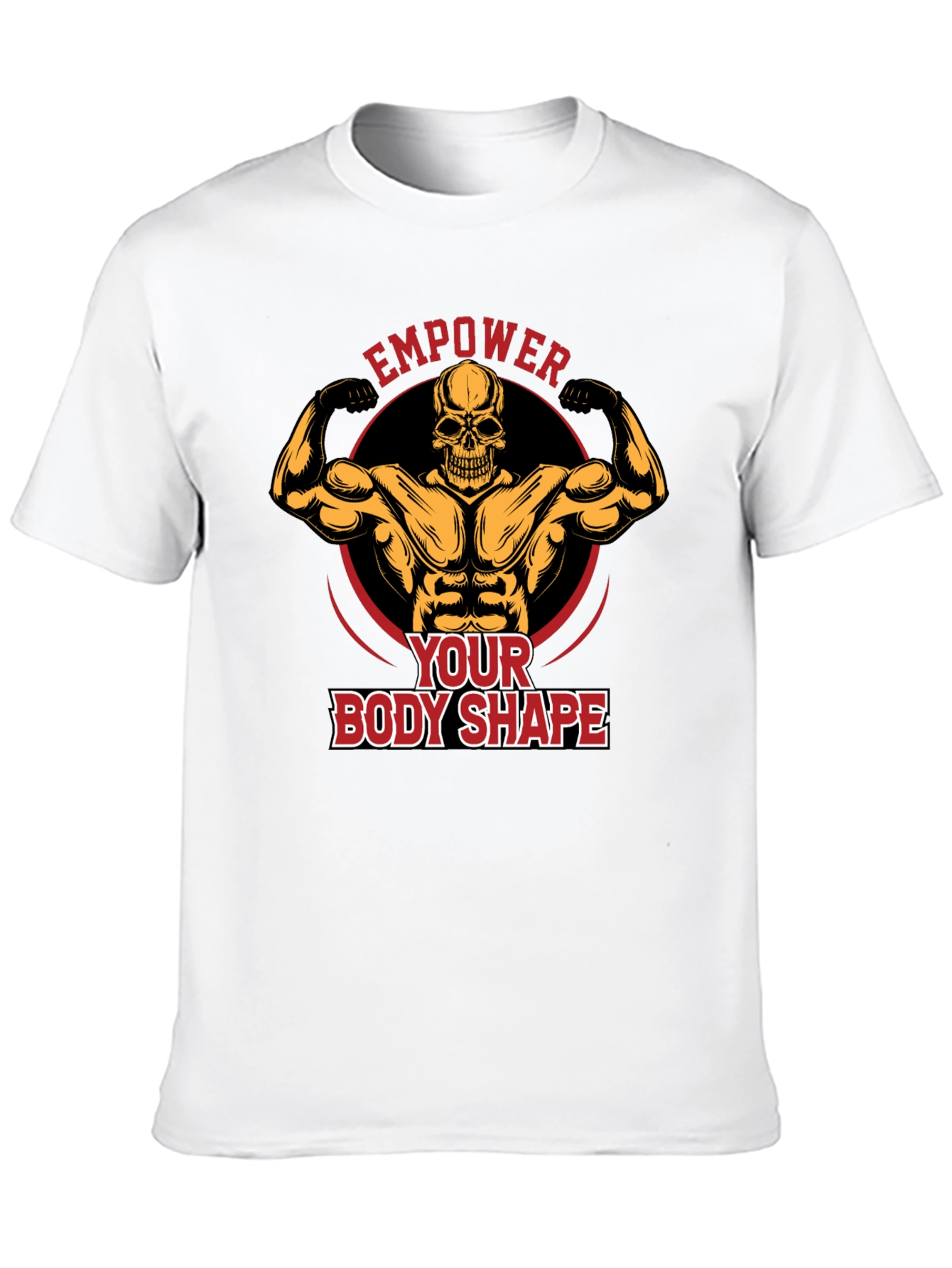 Empower Body Shape Skeleton Graphic T-Shirt