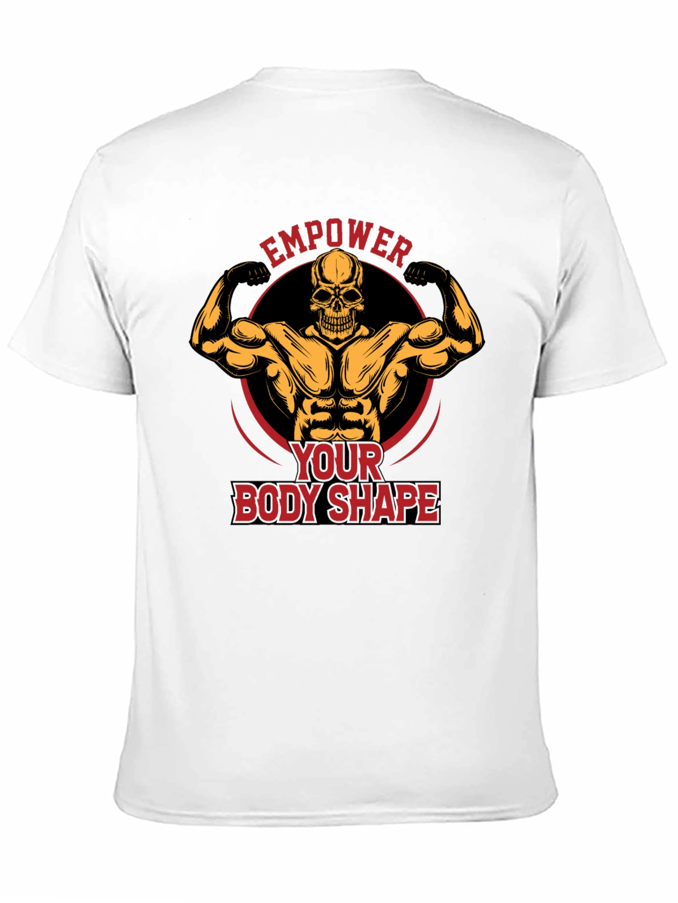 Empower Body Shape Skeleton Graphic T-Shirt