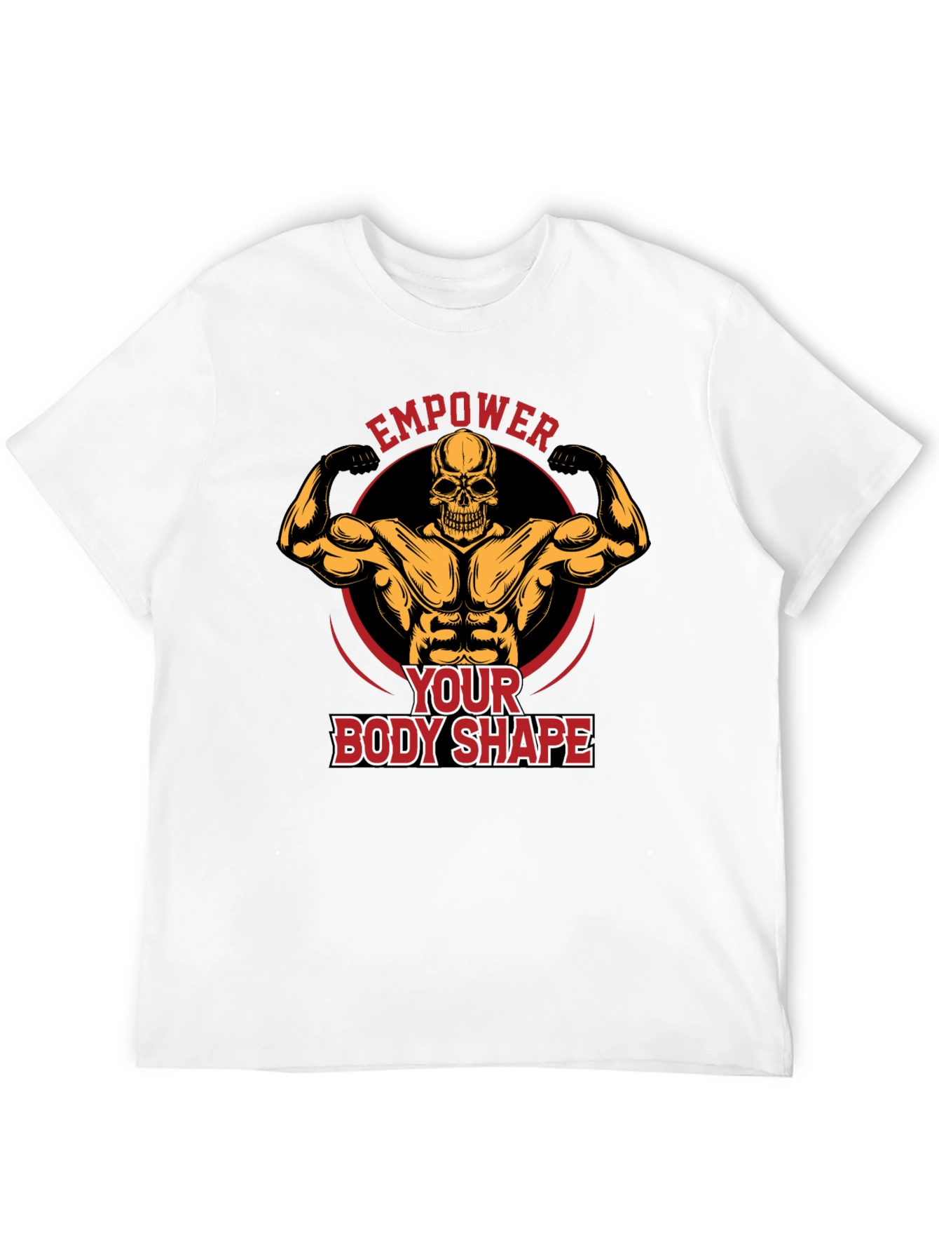 Empower Body Shape Skeleton Graphic T-Shirt