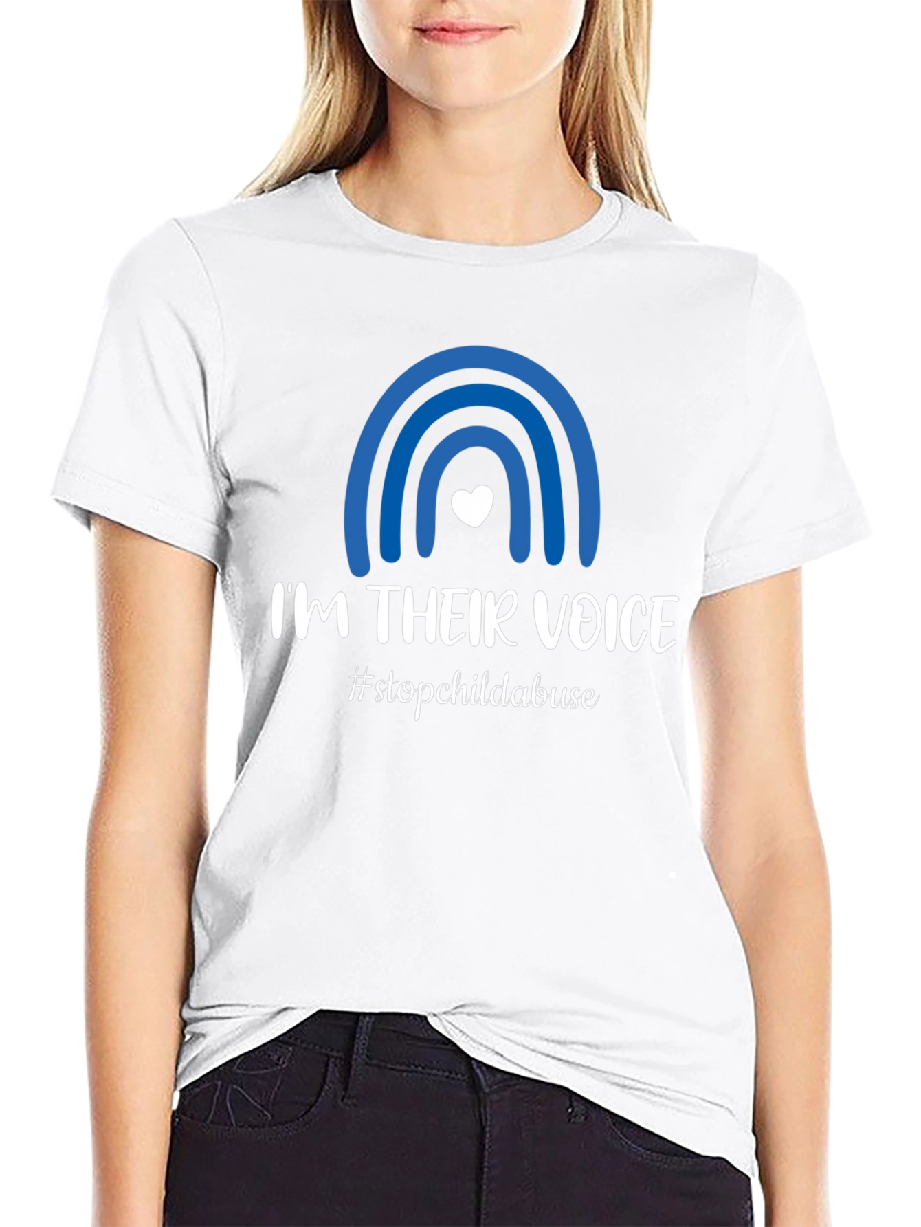 Im Their Voice Stop Child Abuse T-Shirt