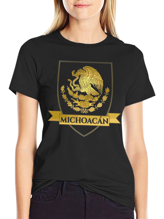 Michoacan T-Shirt - Mexico Coat of Arms
