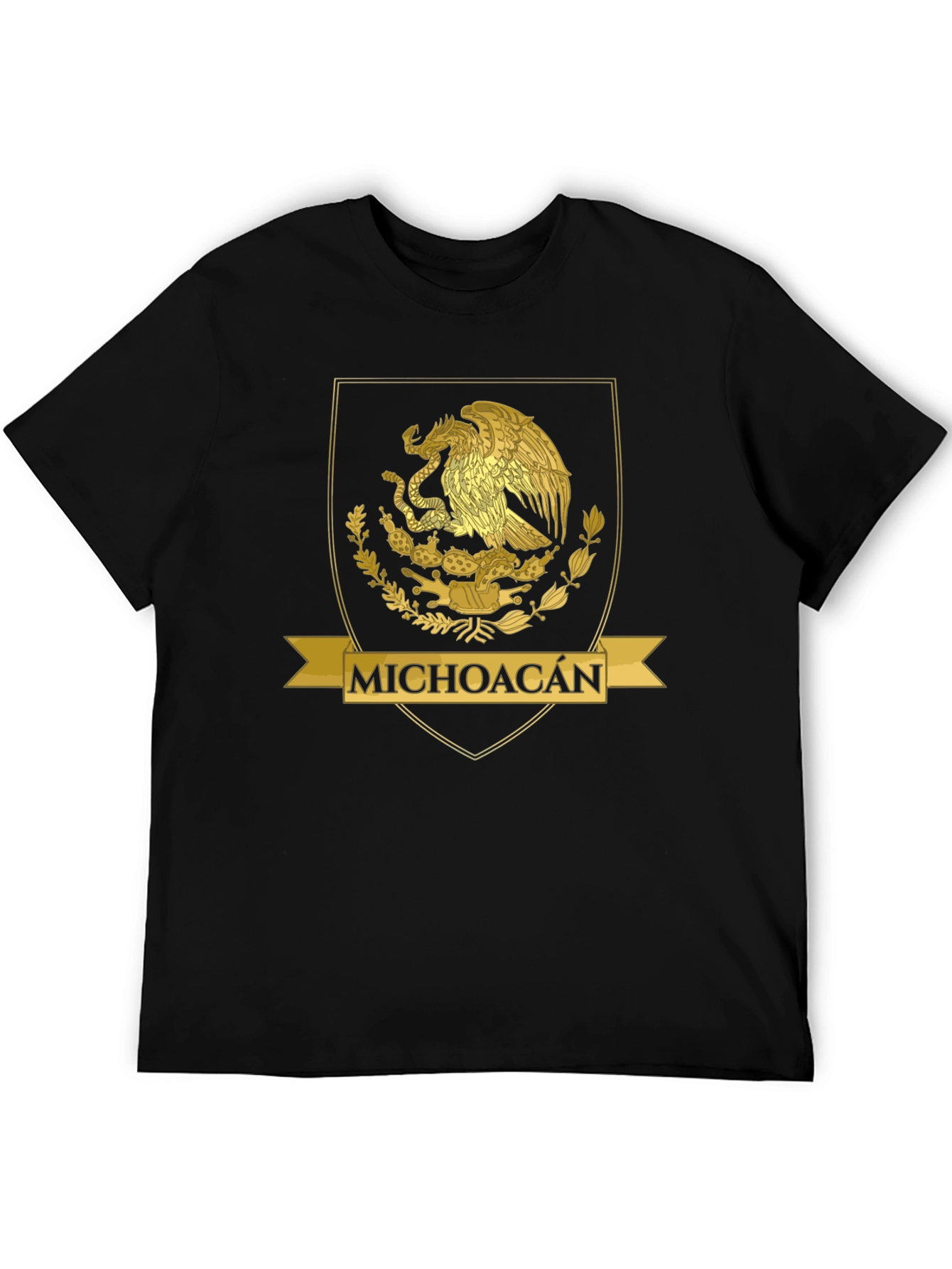 Michoacan T-Shirt - Mexico Coat of Arms