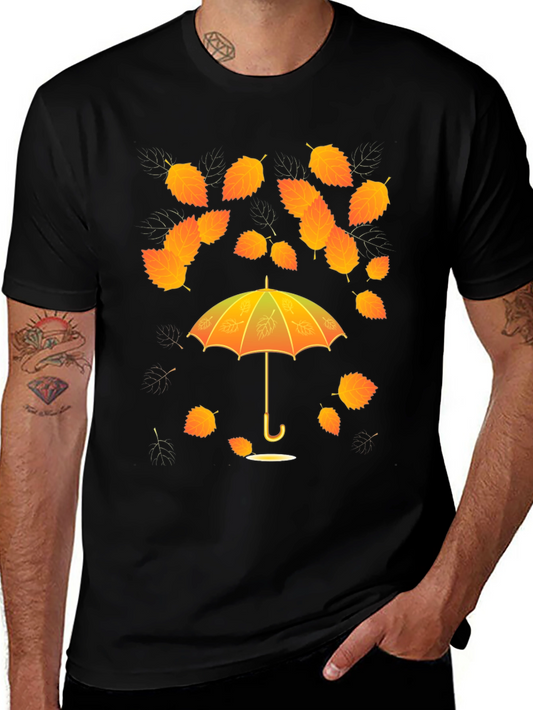 Autumn Leaves Umbrella T-Shirt