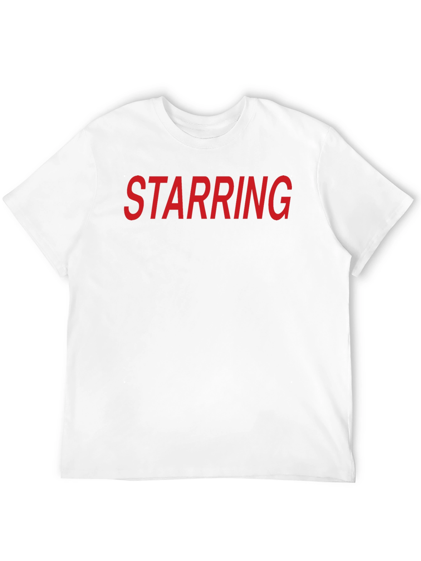Starring T-Shirt - Classic Crew Neck Tee