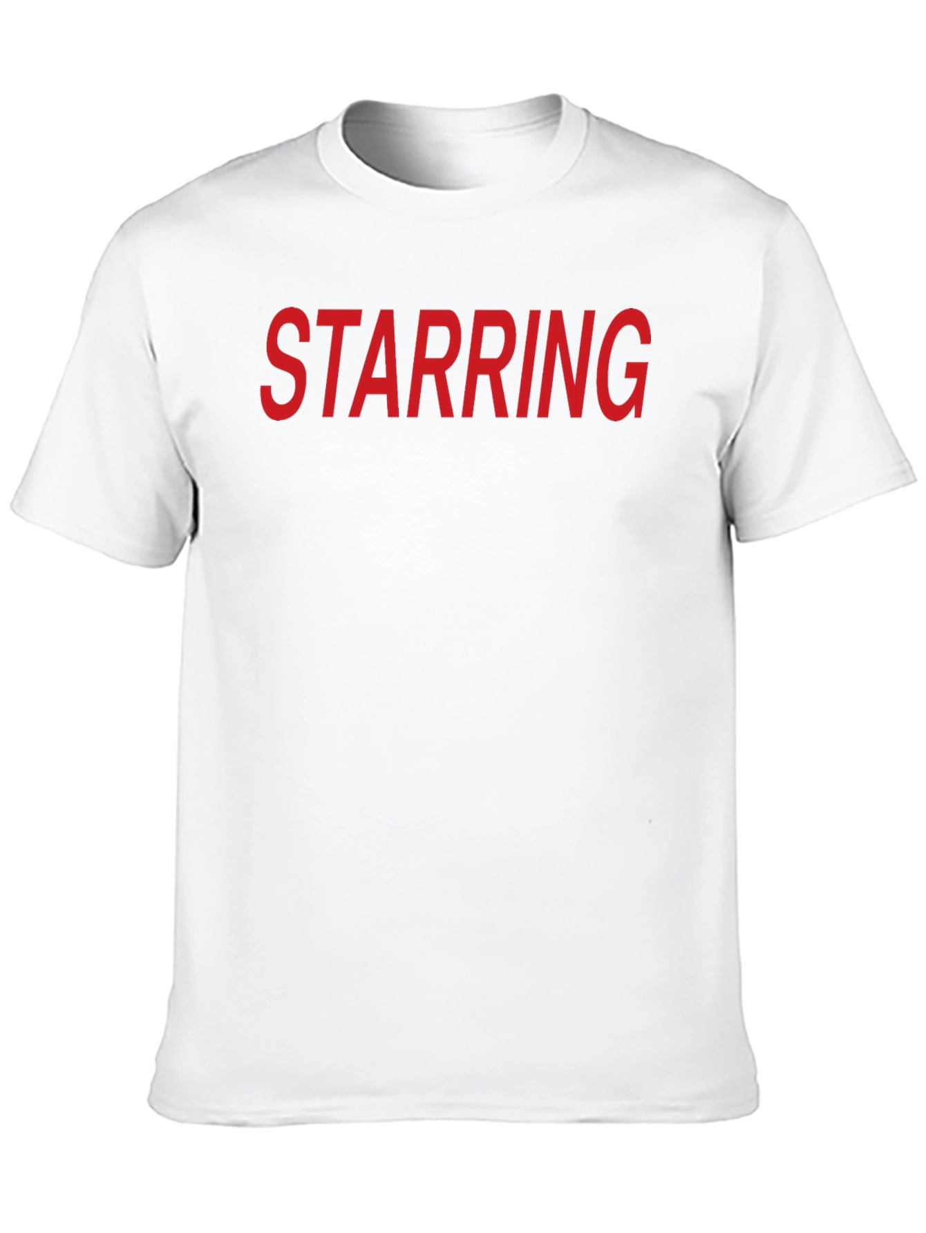 Starring T-Shirt - Classic Crew Neck Tee