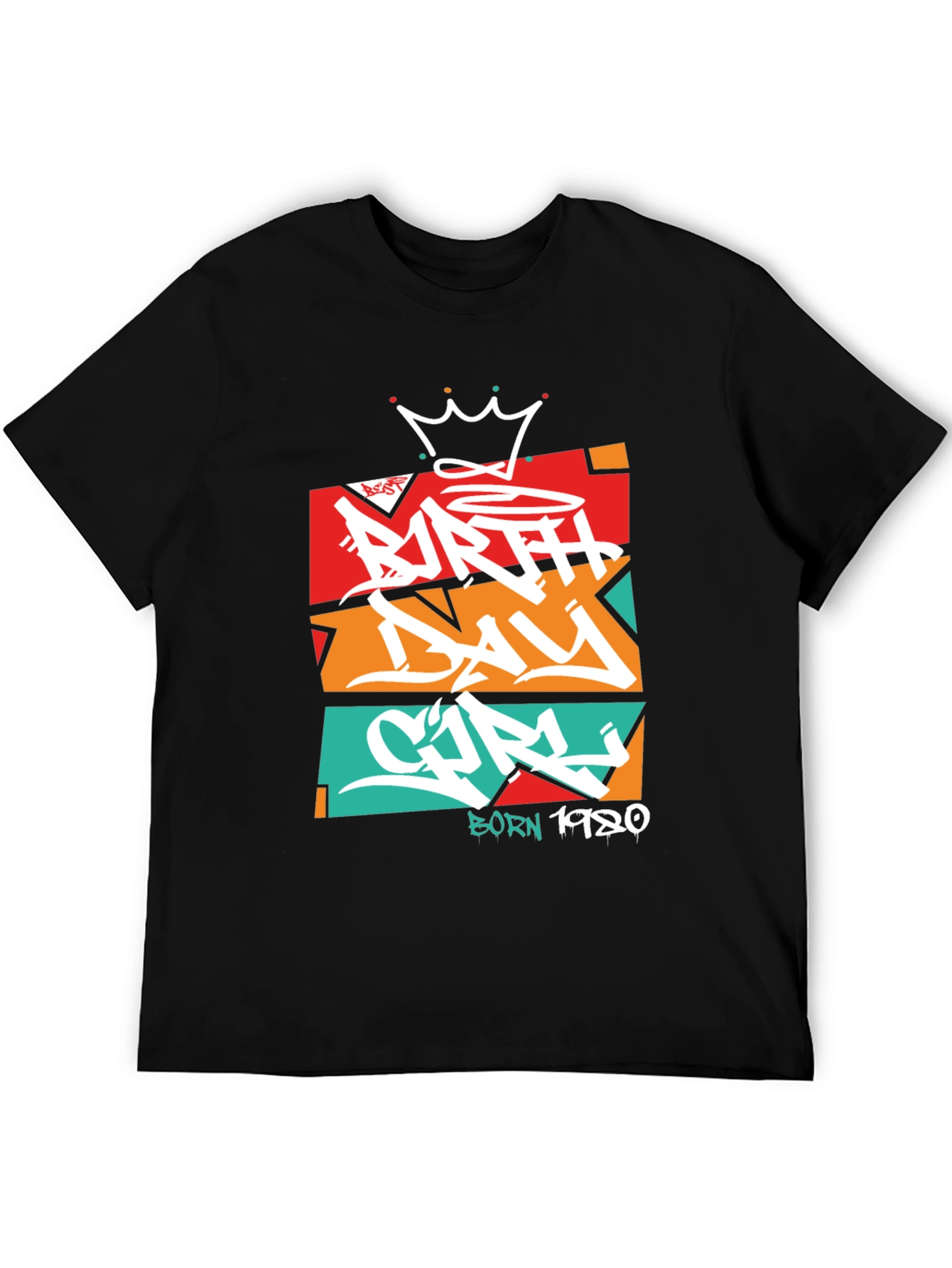 Birthday Girl T-Shirt - Graffiti Style