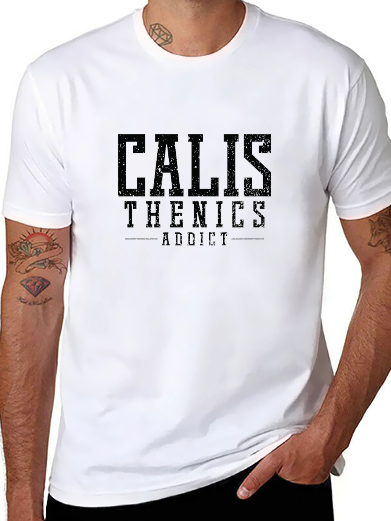 Calisthenics Addict Black T-Shirt