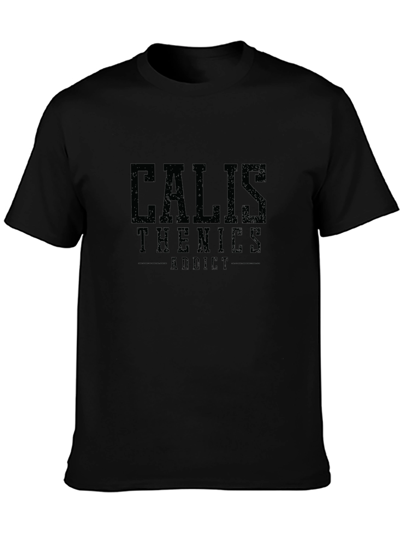 Calisthenics Addict Black T-Shirt