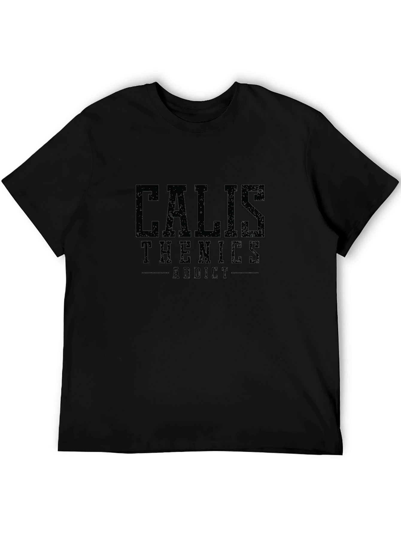 Calisthenics Addict Black T-Shirt