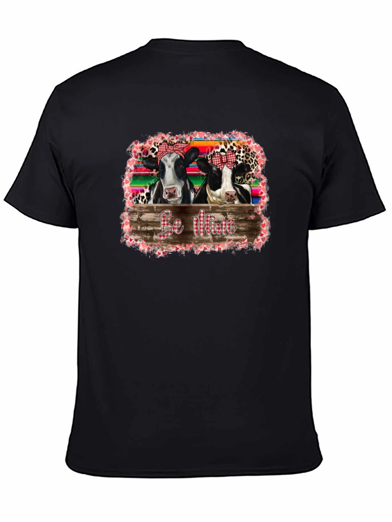 Cow Be Mine Valentines Day Graphic Tee