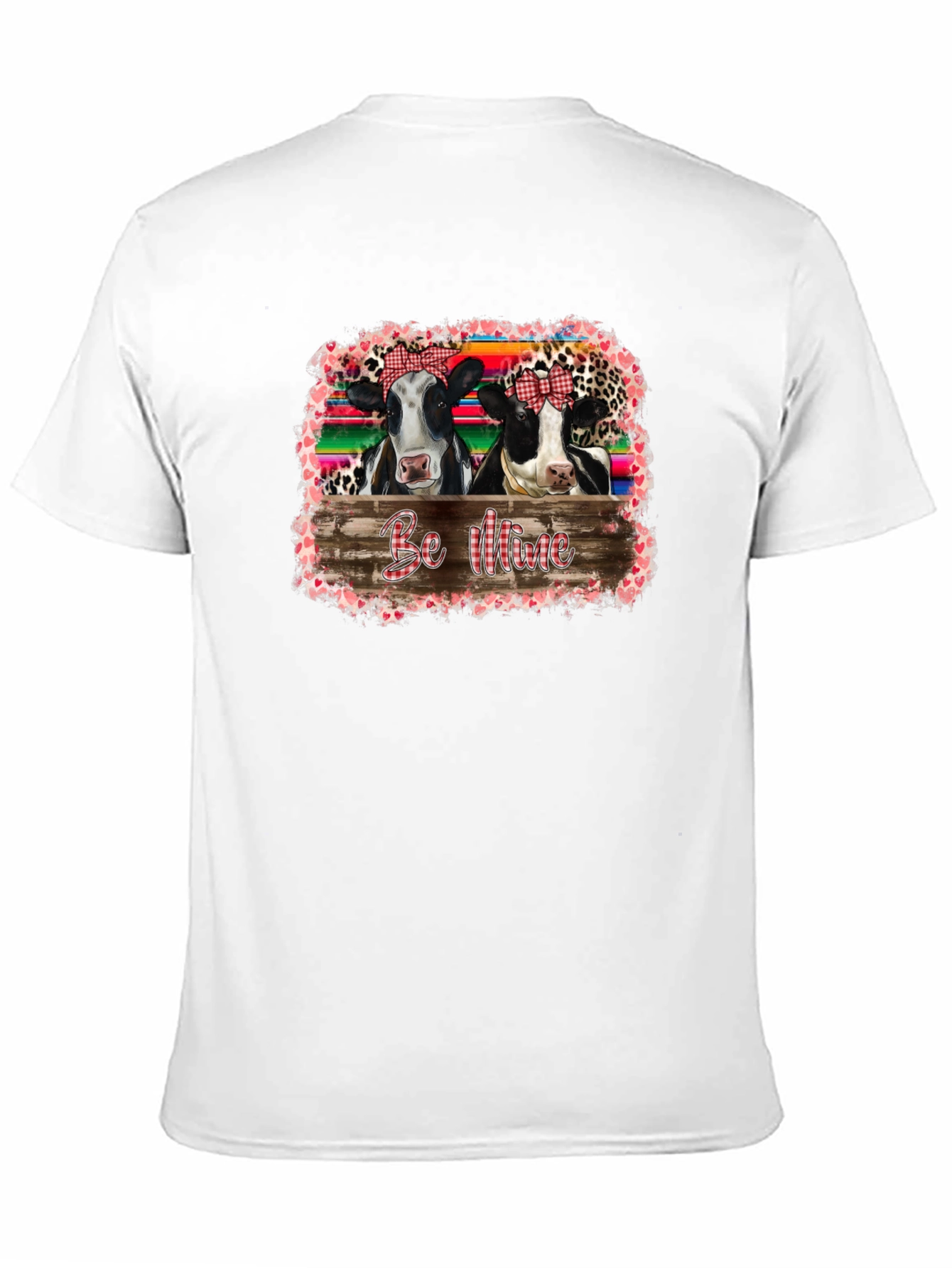 Cow Be Mine Valentines Day Graphic Tee