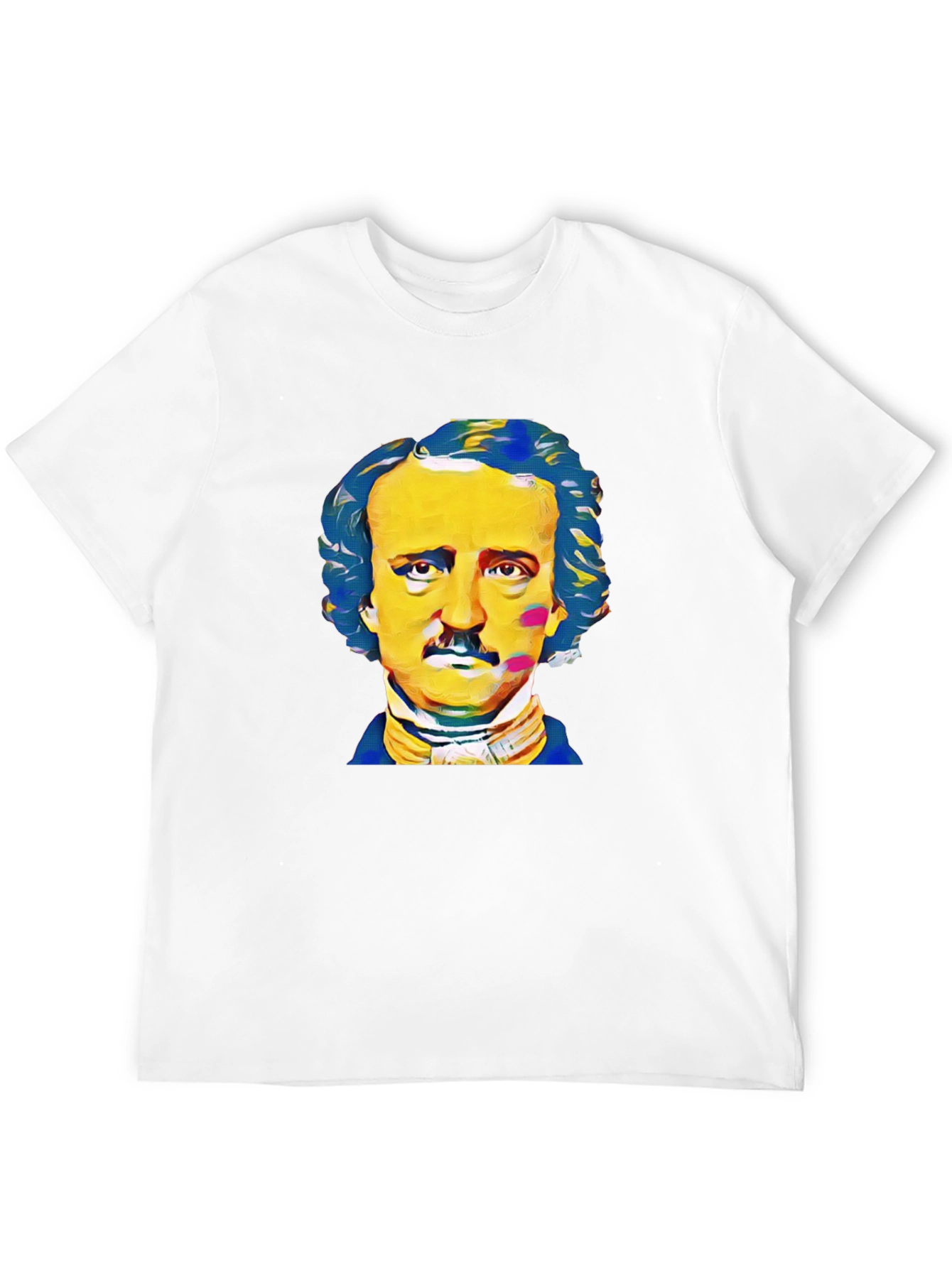 Edgar Allan Poe Graphic Tee - Black Cotton T-Shirt