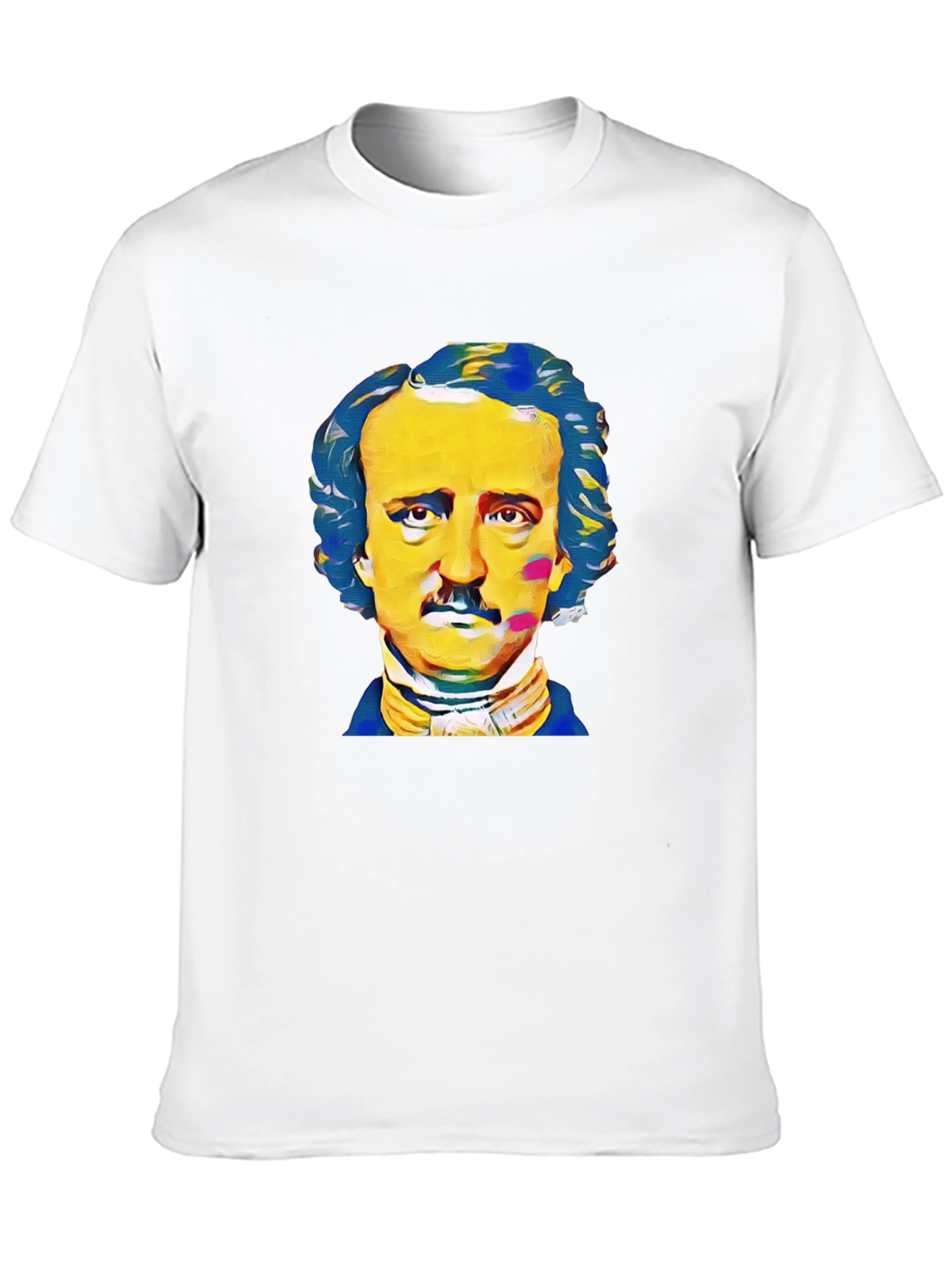 Edgar Allan Poe Graphic Tee - Black Cotton T-Shirt