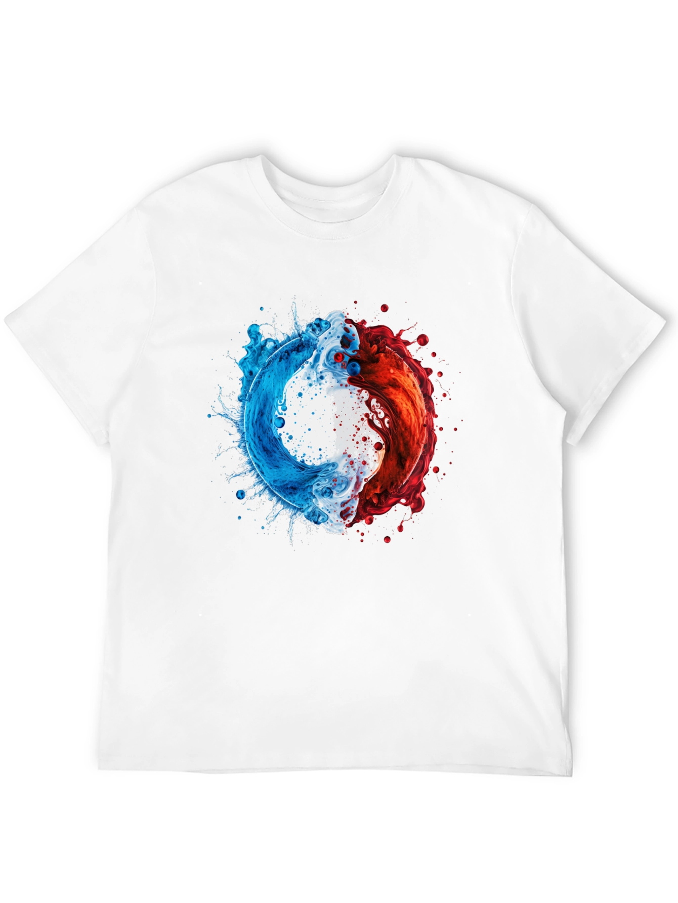 Yin Yang Liquid Splash T-Shirt
