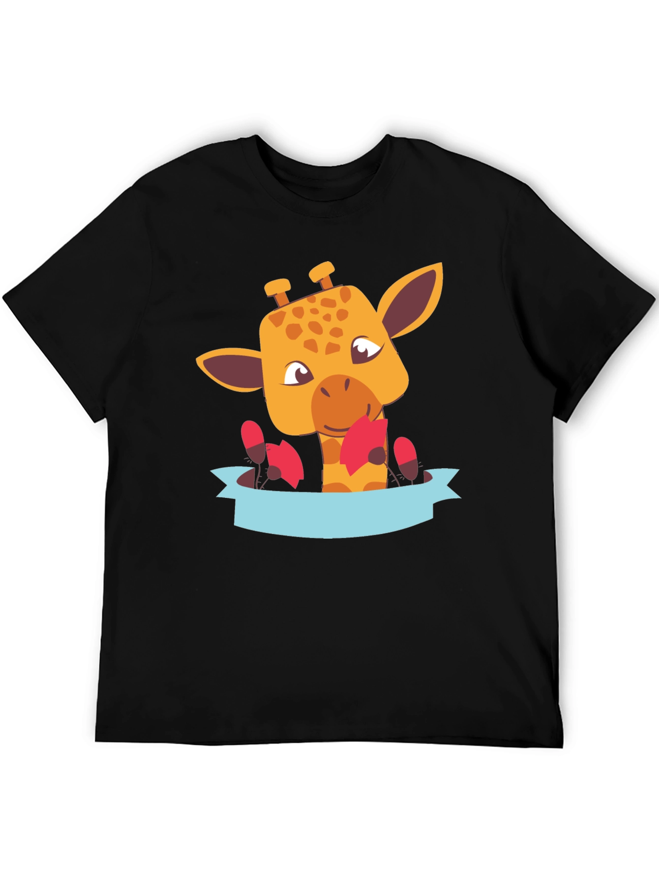 Cute Giraffe T-Shirt - Fun Animal Graphic Tee