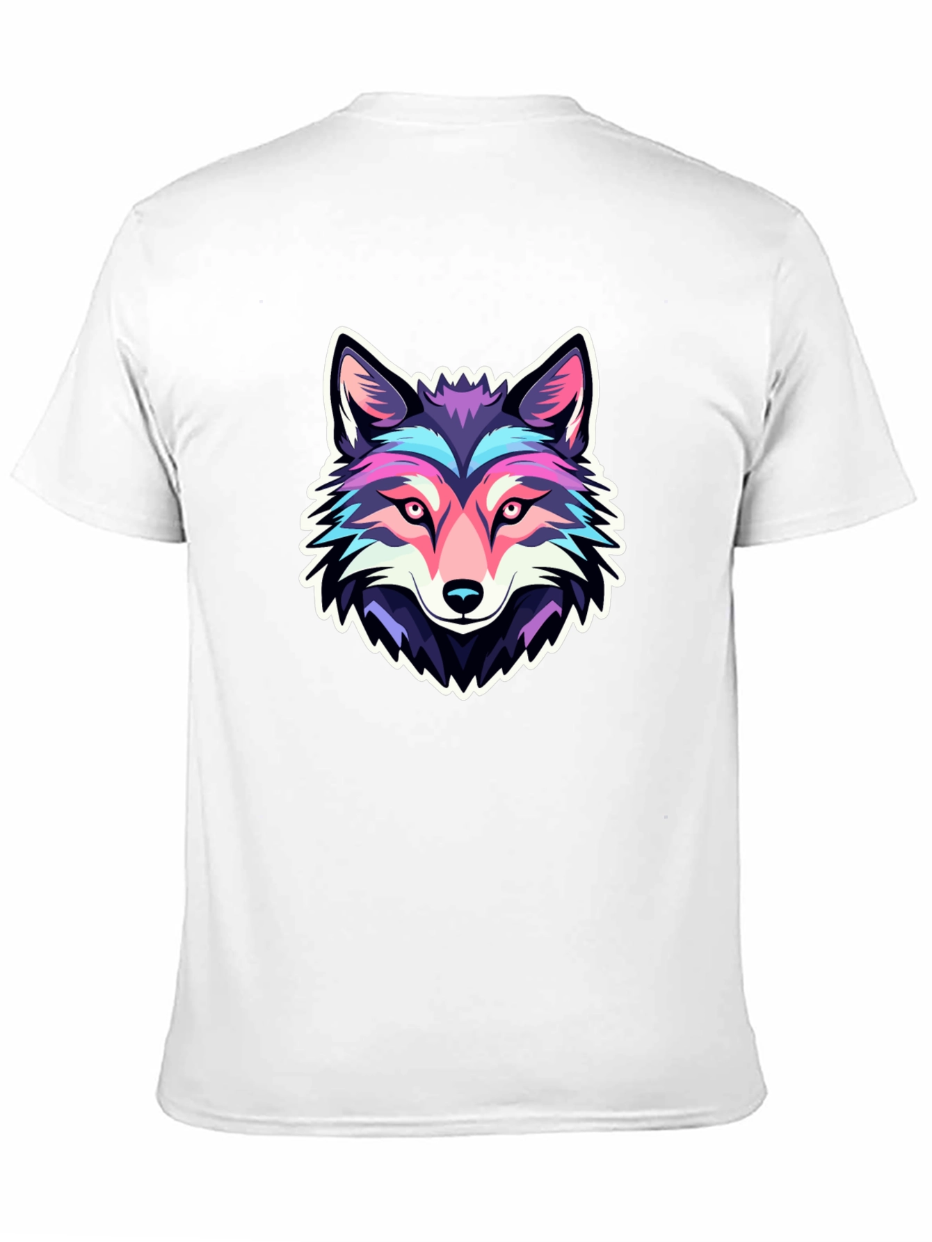 Cool Wolf Graphic Tee - Black