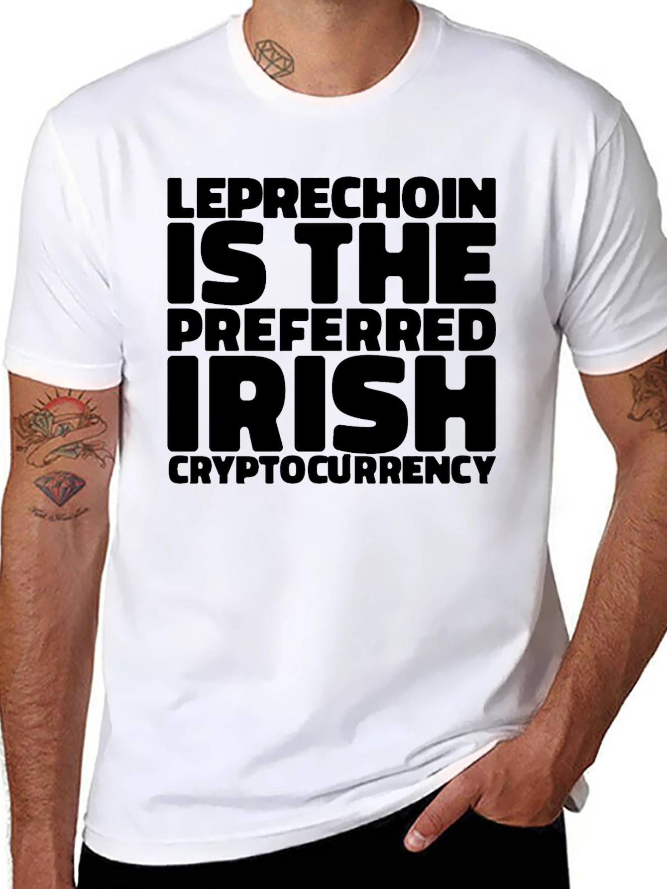 Leprechaun Irish Cryptocurrency T-Shirt