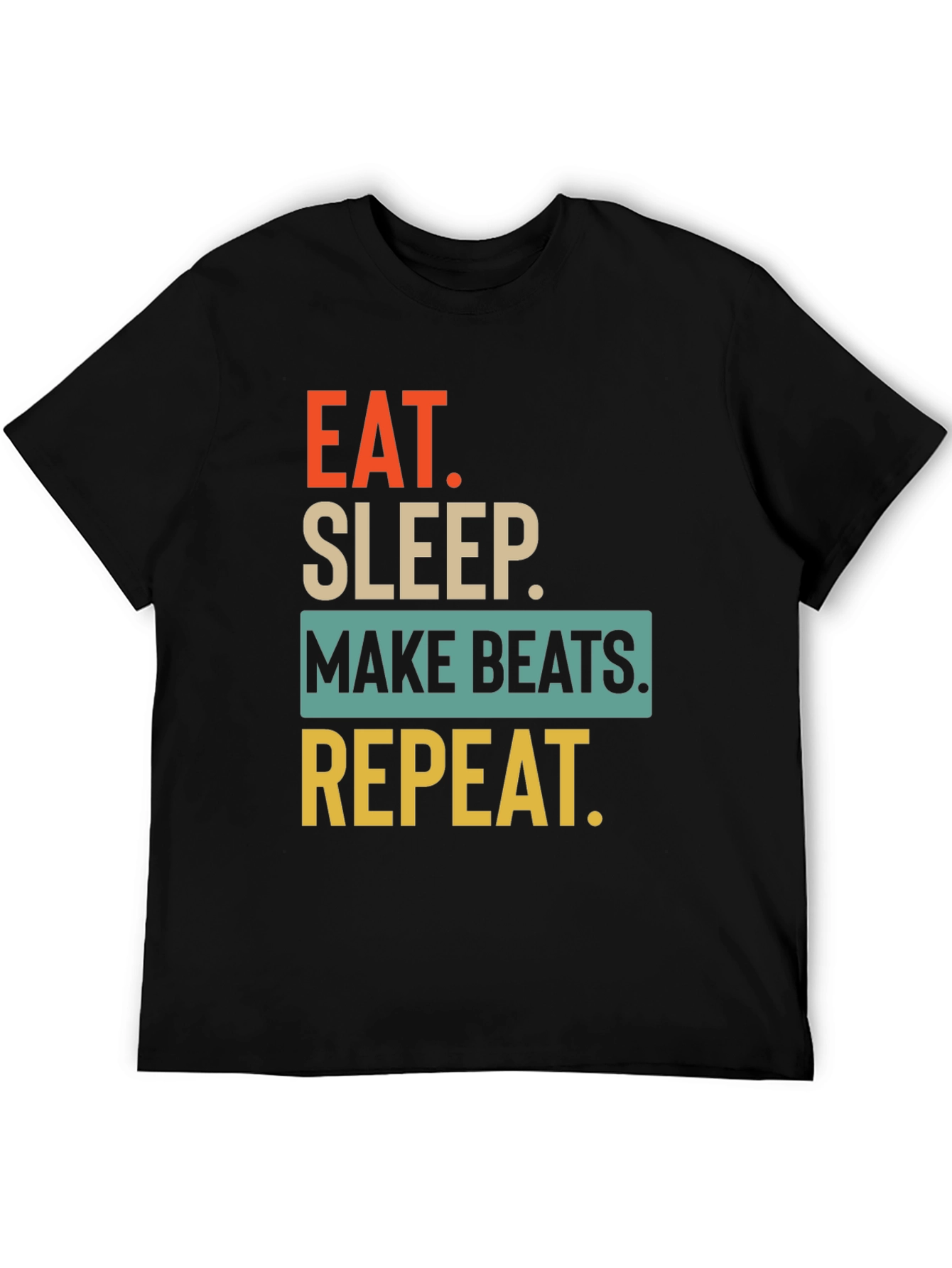 Eat Sleep Make Beats Repeat Graphic Tee