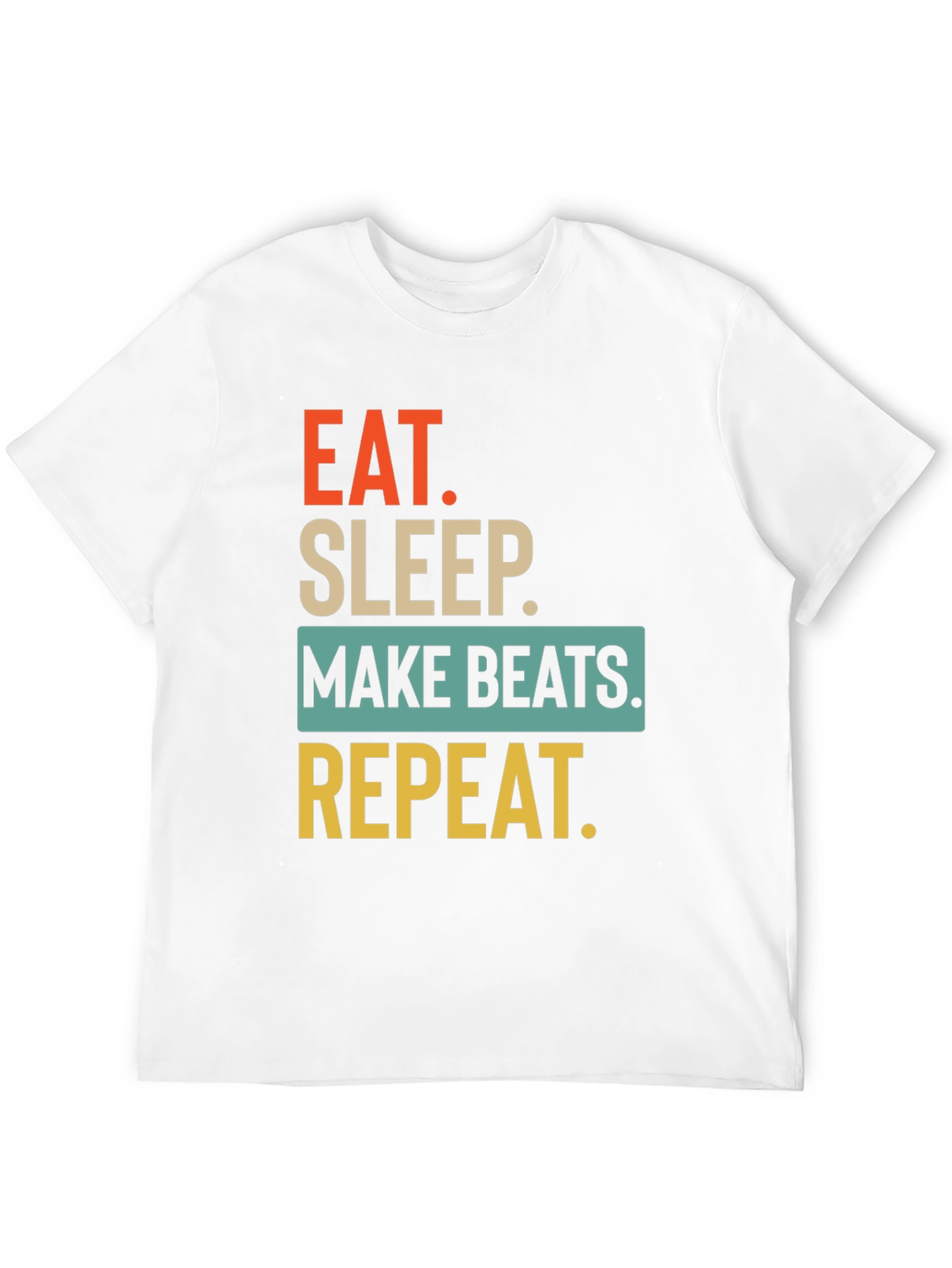Eat Sleep Make Beats Repeat Graphic Tee