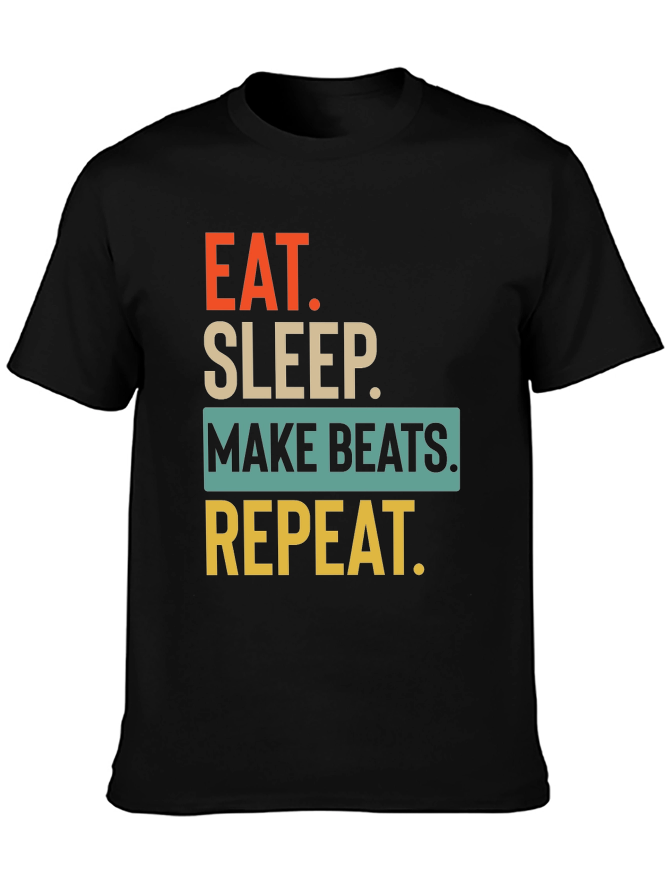 Eat Sleep Make Beats Repeat Graphic Tee