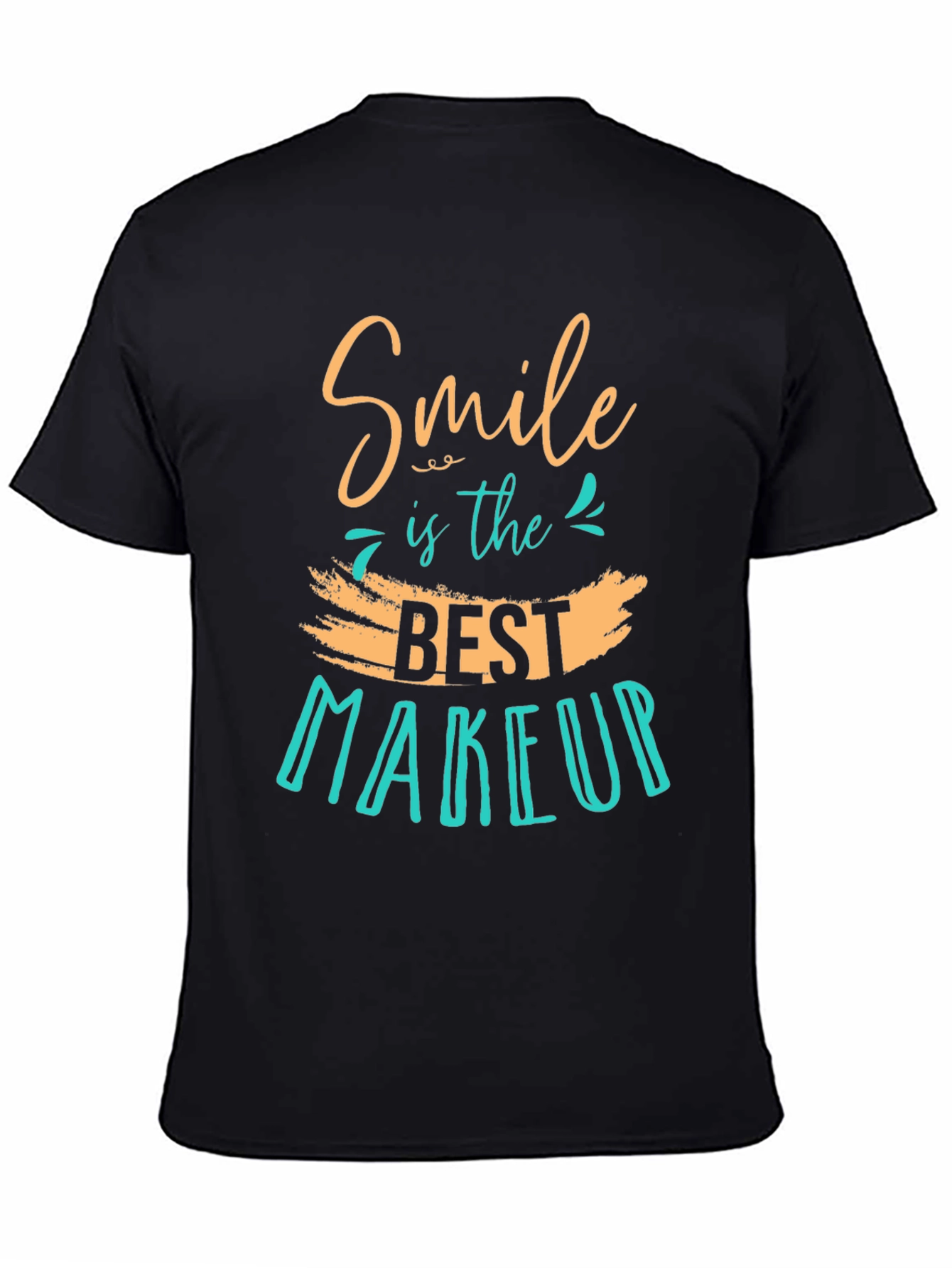 Smile is the Best Makeup Graphic T-Shirt