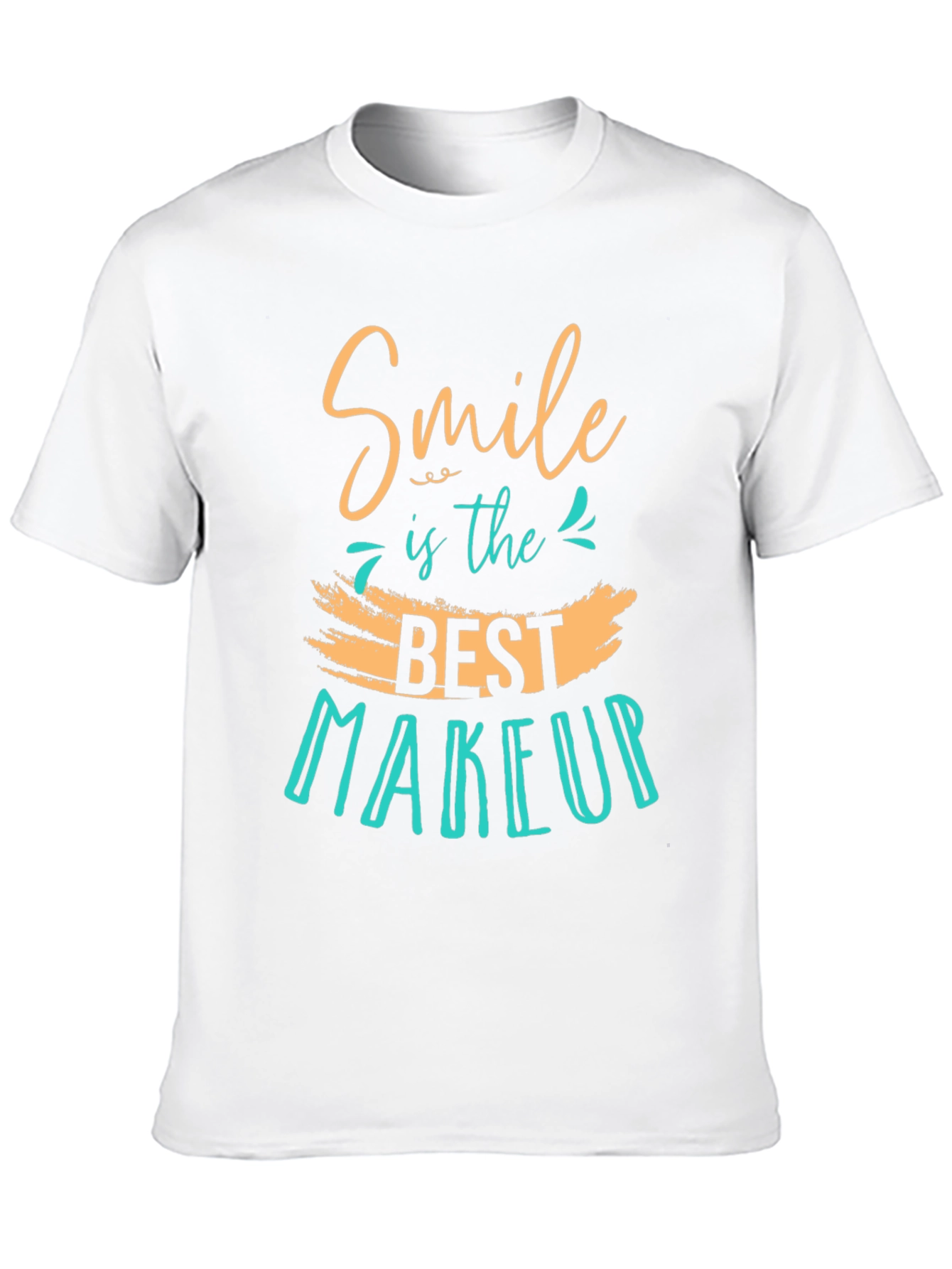 Smile is the Best Makeup Graphic T-Shirt