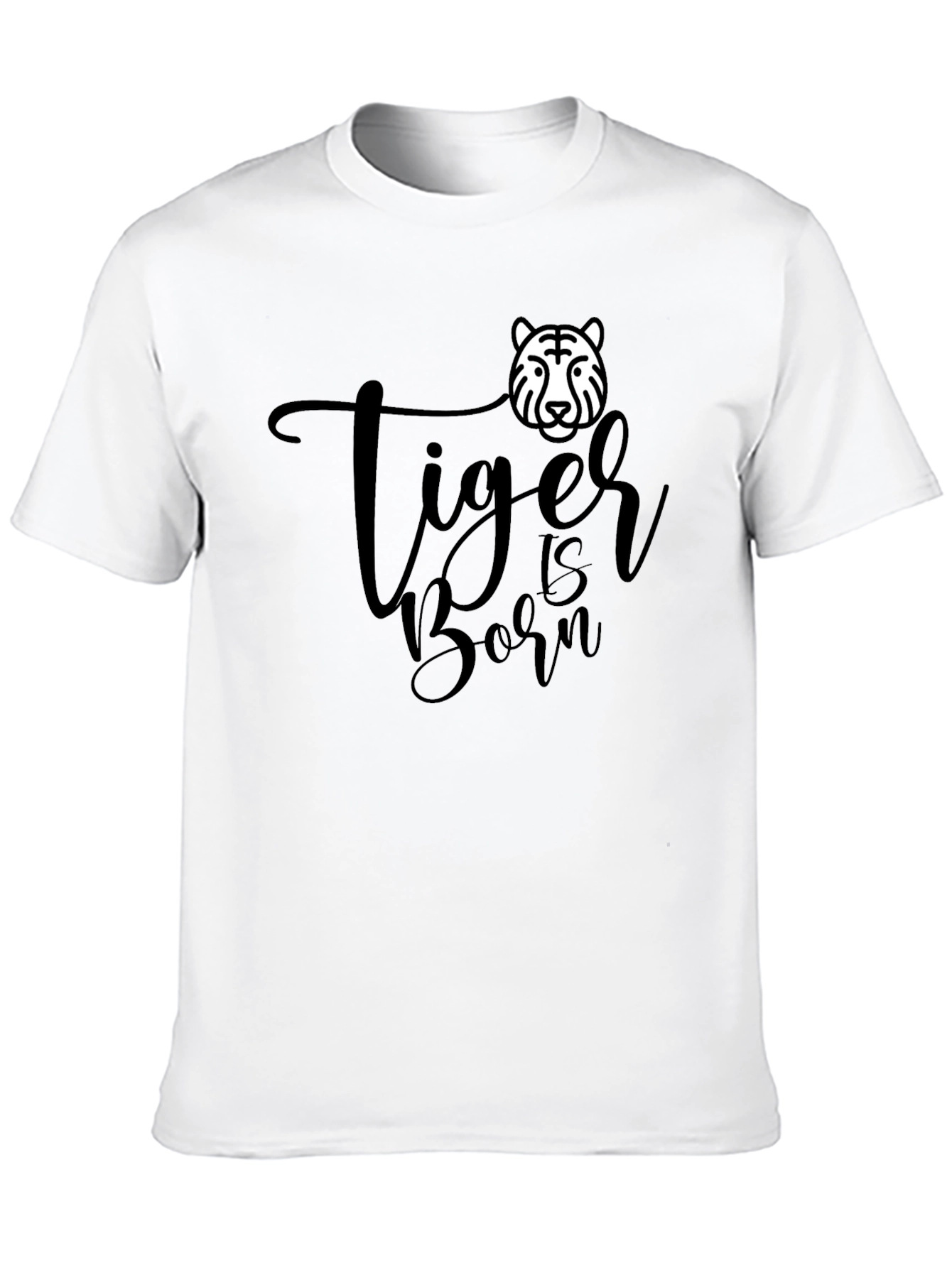 Tiger is Born Mens Graphic Tee