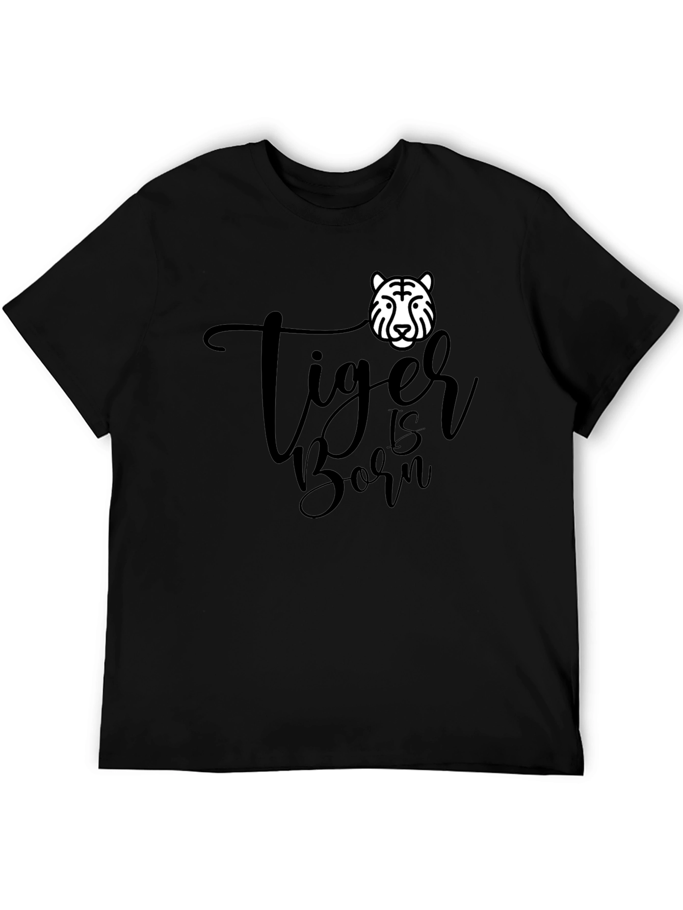 Tiger is Born Mens Graphic Tee