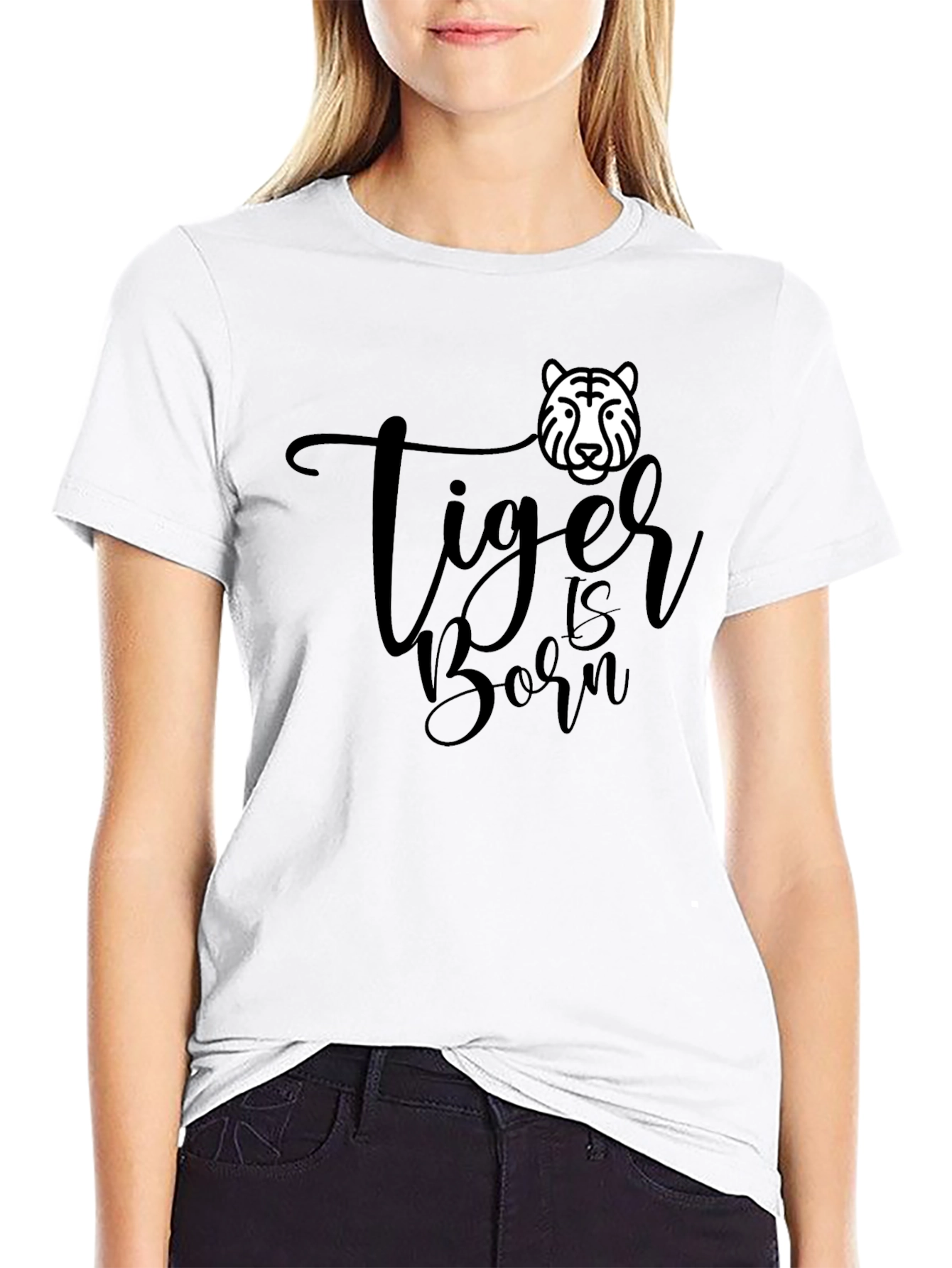 Tiger is Born Mens Graphic Tee