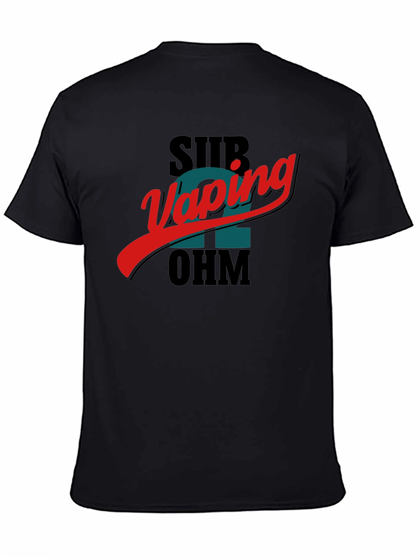 Sub Vaping 2 Ohm Black T-Shirt