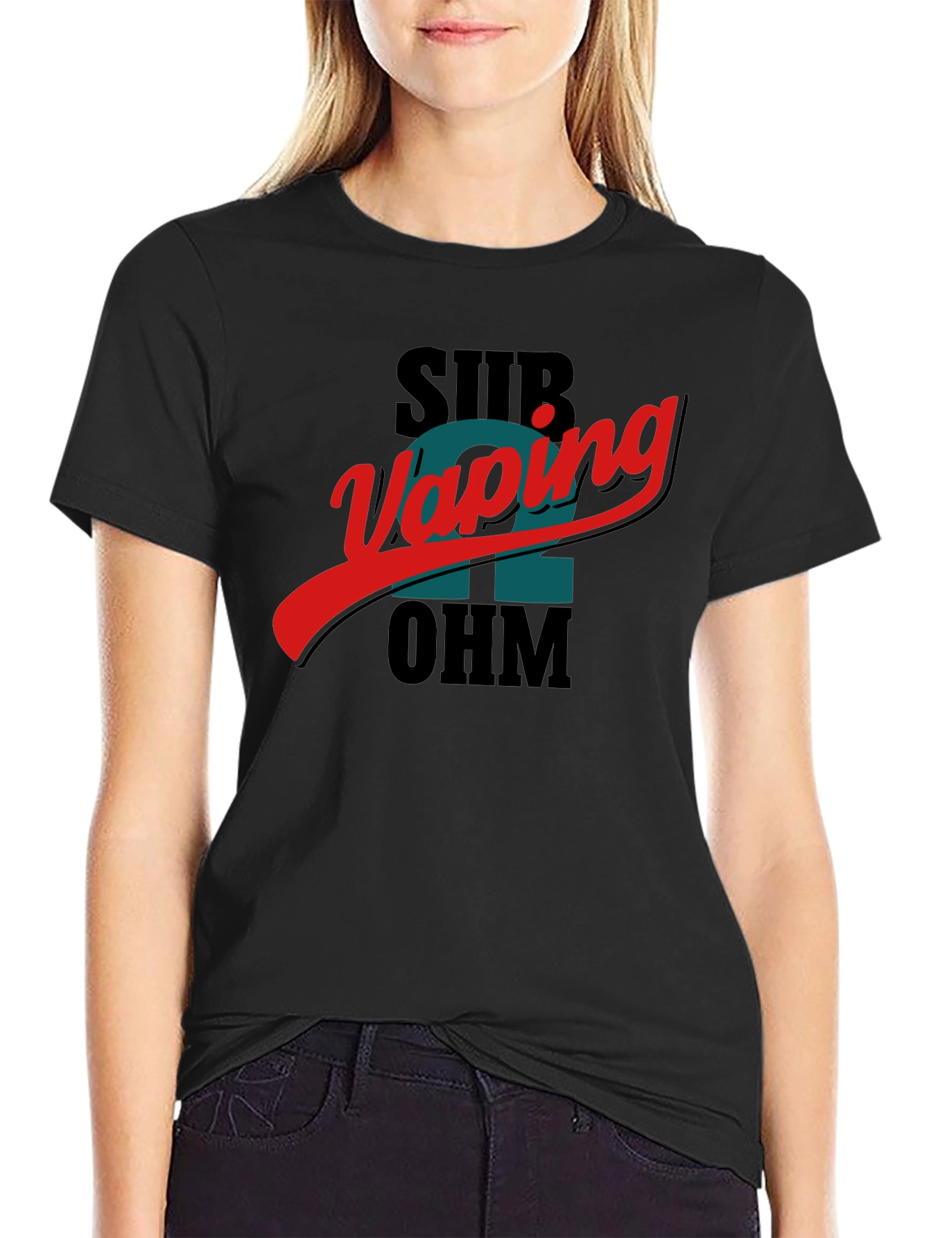 Sub Vaping 2 Ohm Black T-Shirt