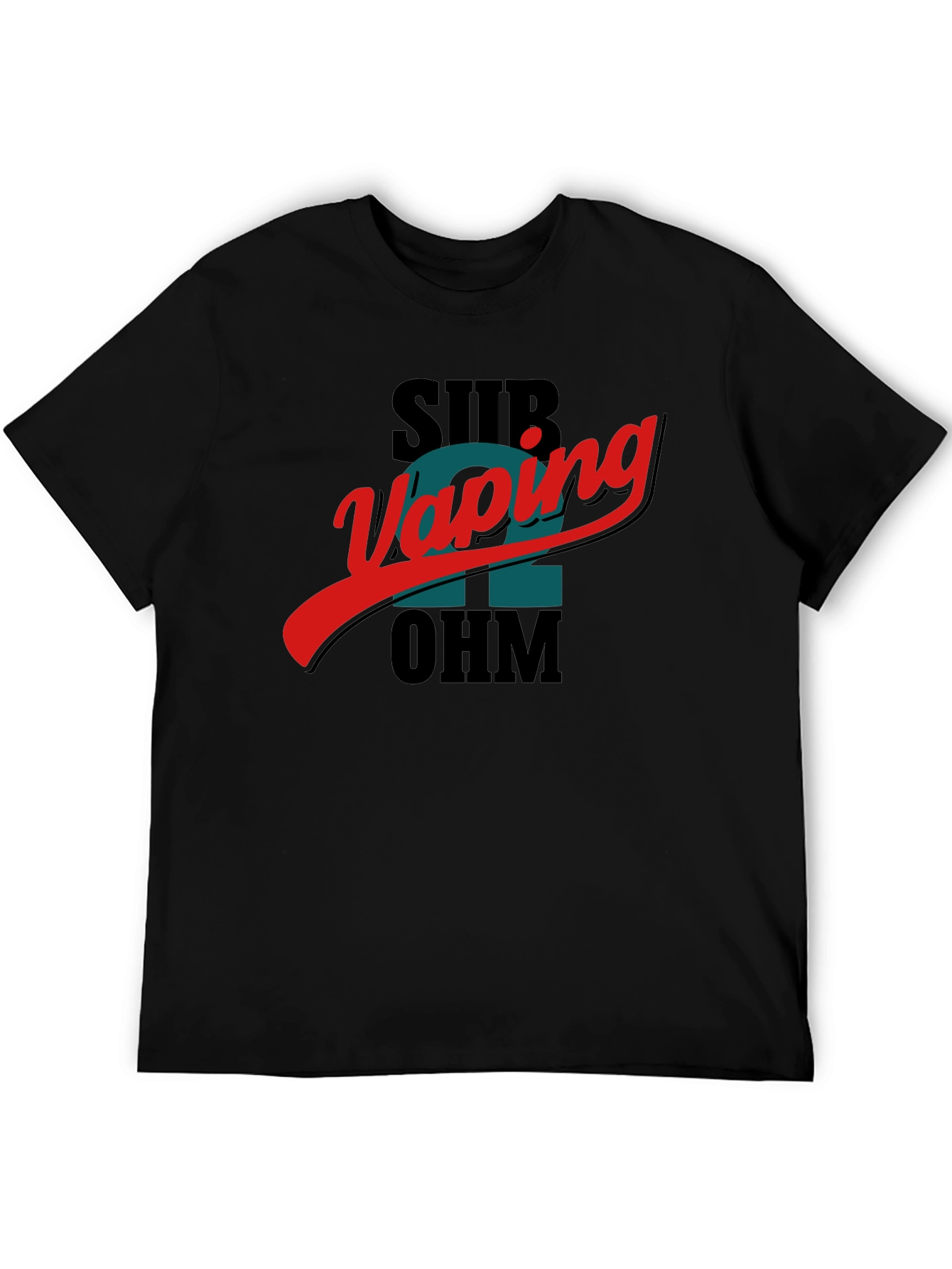 Sub Vaping 2 Ohm Black T-Shirt