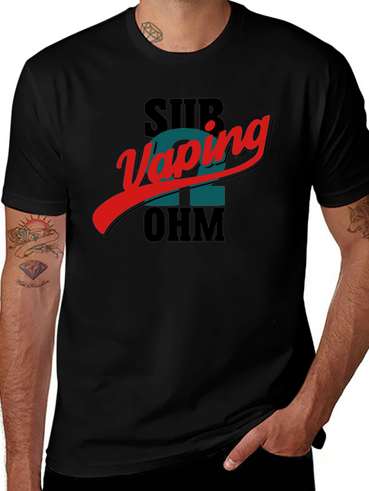 Sub Vaping 2 Ohm Black T-Shirt