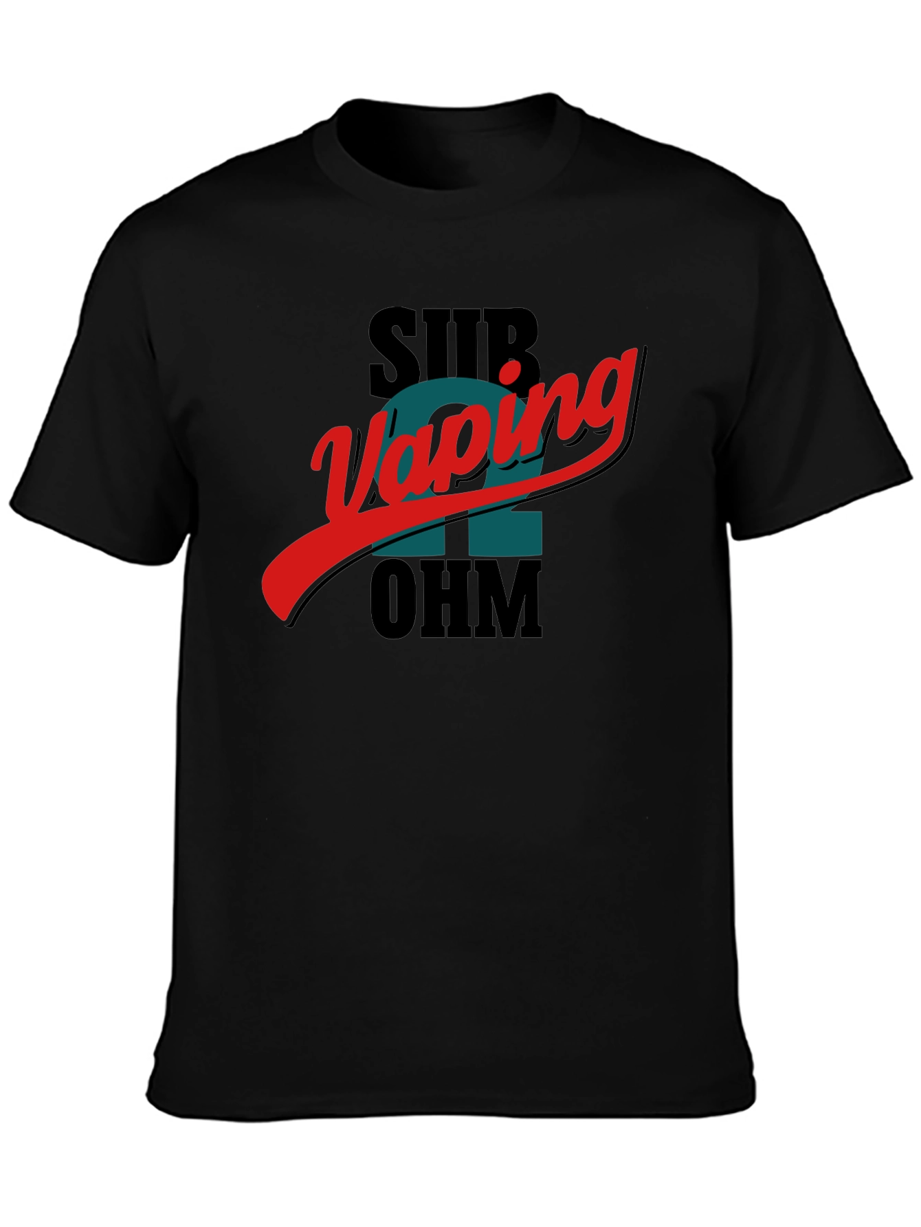 Sub Vaping 2 Ohm Black T-Shirt