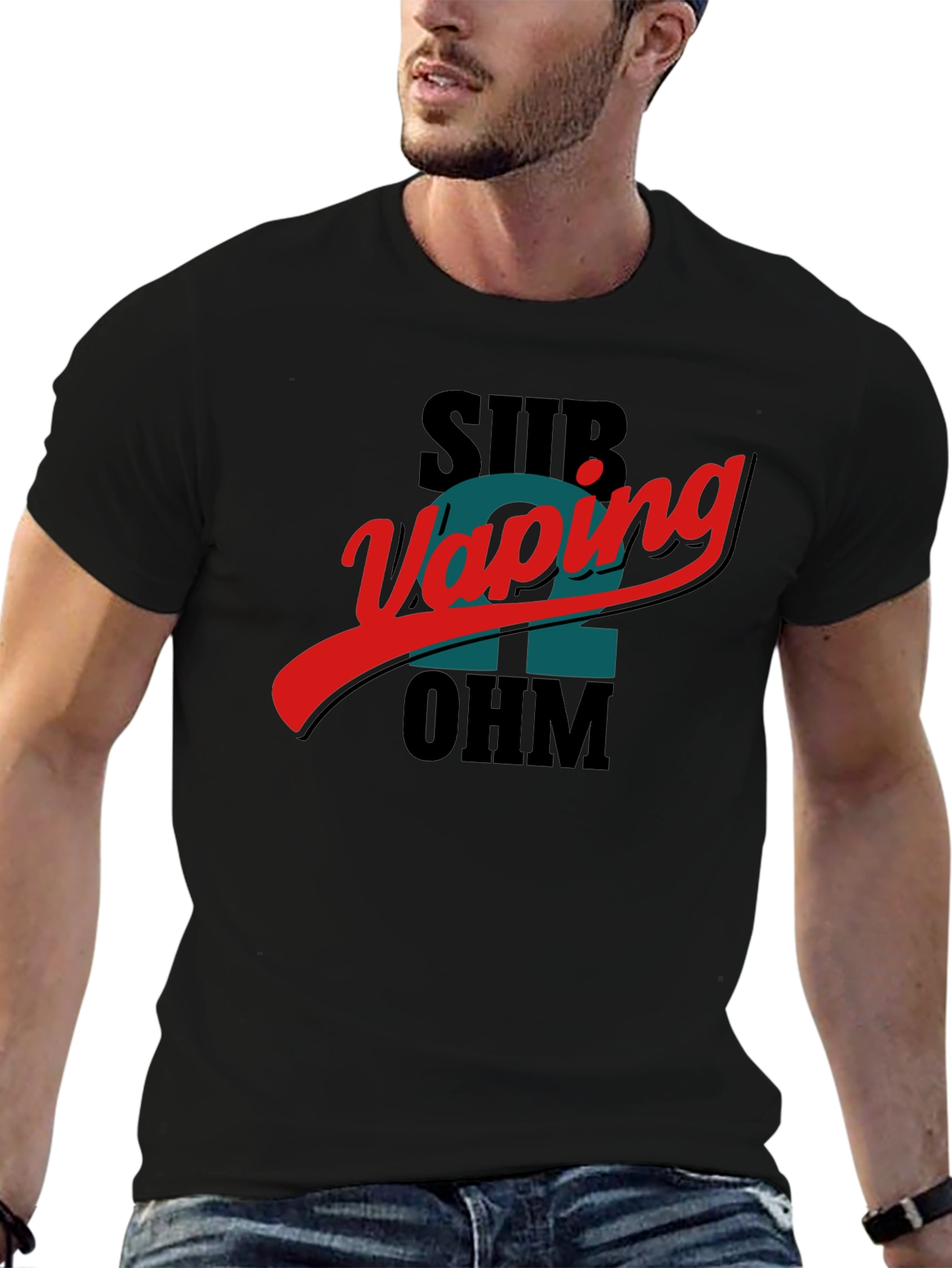 Sub Vaping 2 Ohm Black T-Shirt