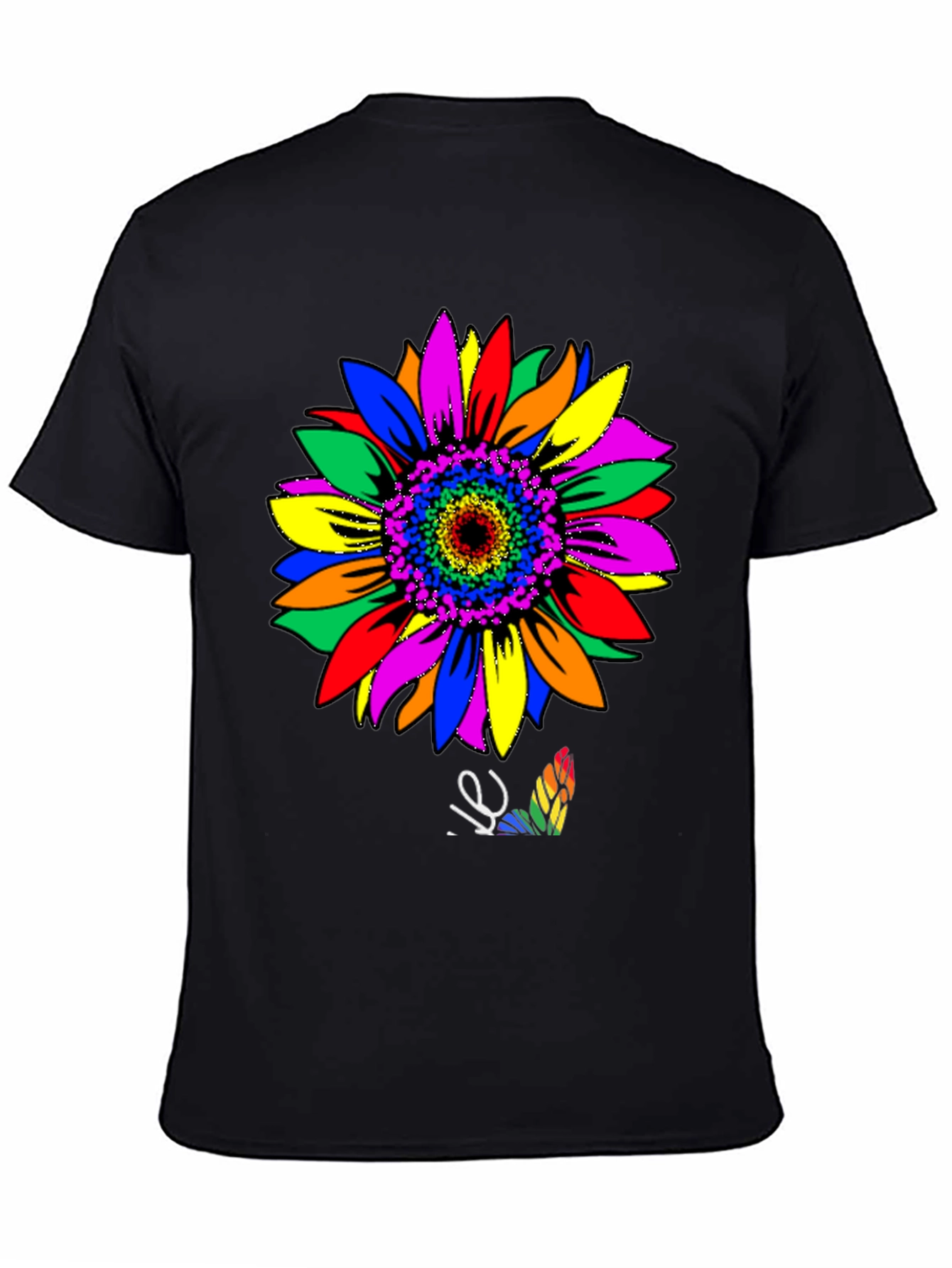 Rainbow Sunflower Graphic Tee