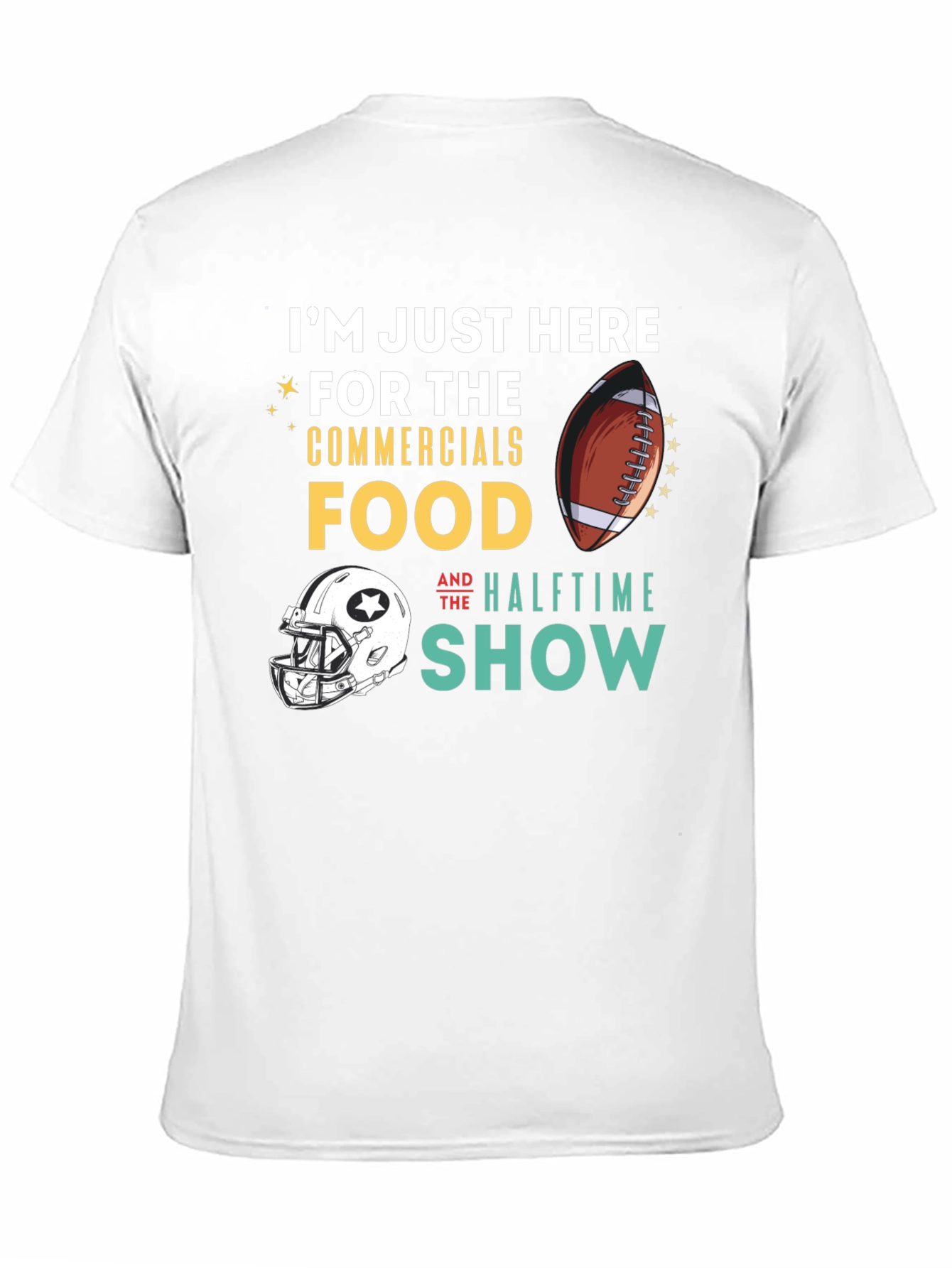 Game Day Tee: Commercials Food Halftime Show
