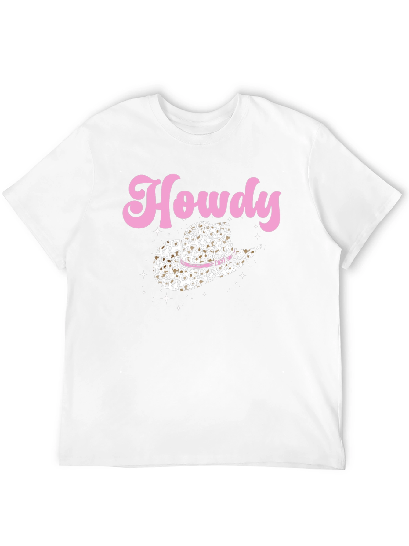 Howdy Leopard Cowboy Hat Graphic Tee