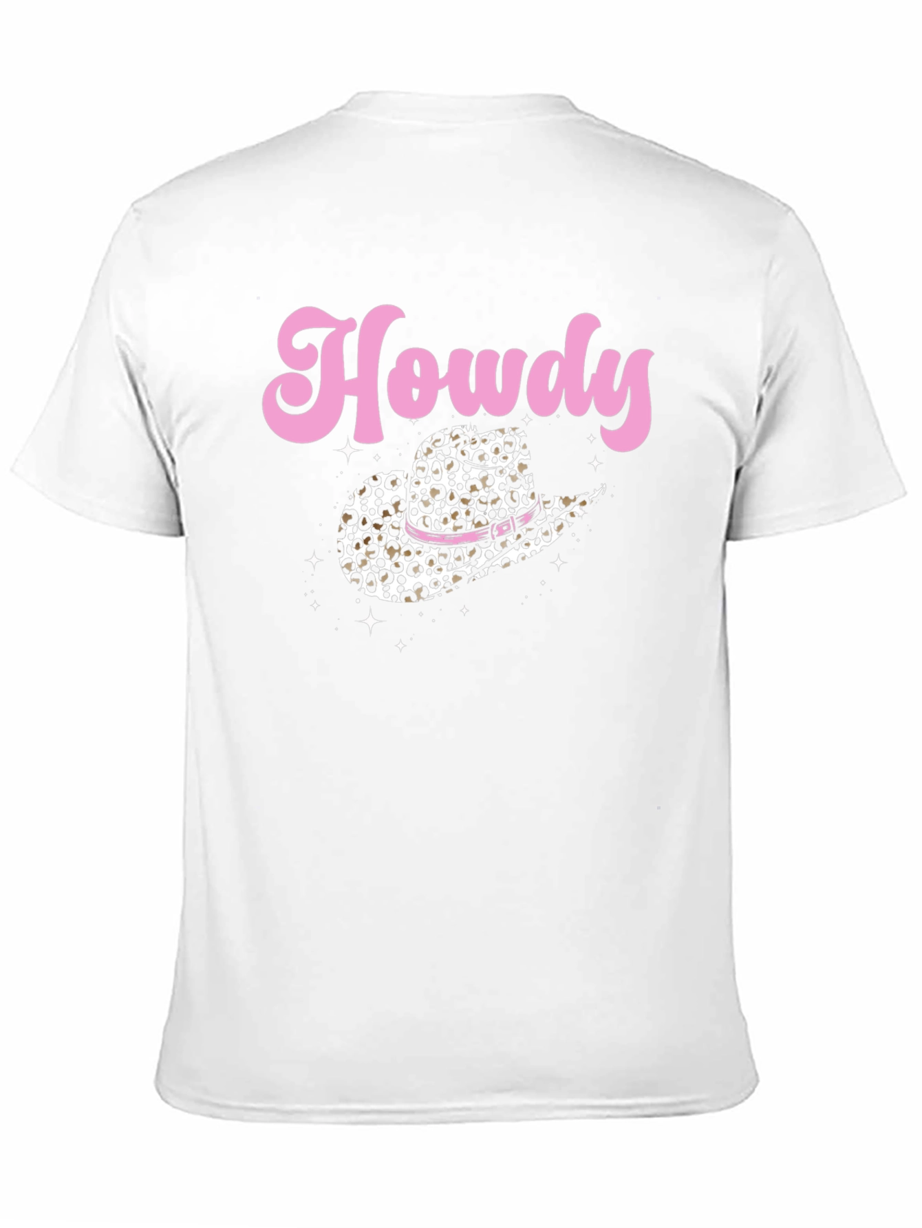 Howdy Leopard Cowboy Hat Graphic Tee