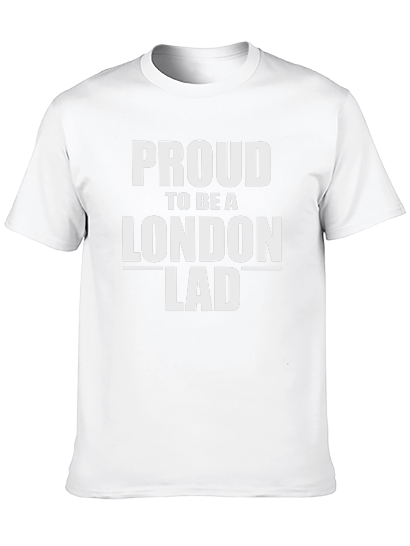 Proud London Lad Black Graphic Tee