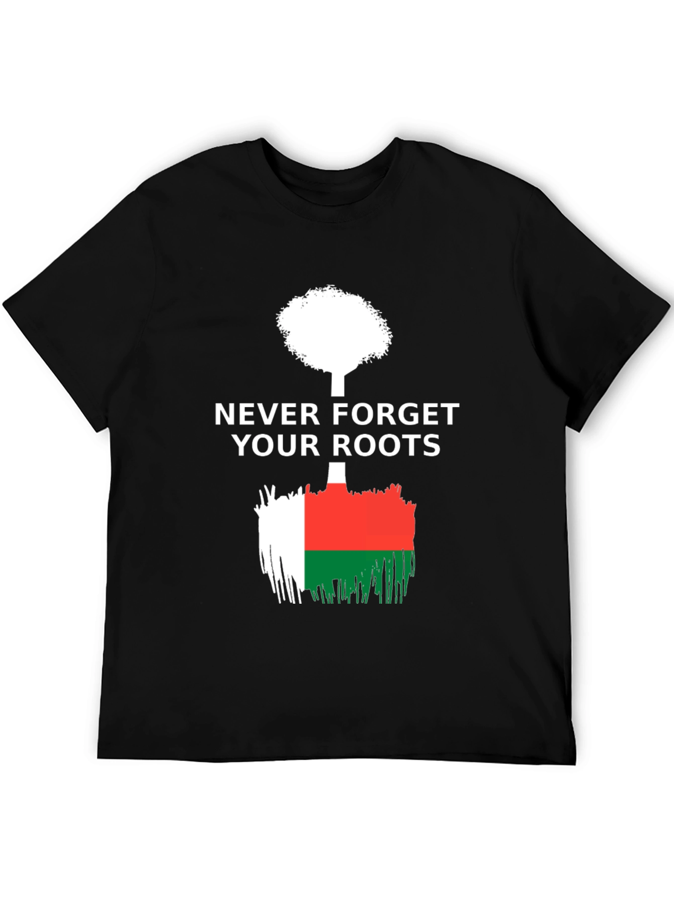 Never Forget Your Roots Madagascar Flag T-Shirt
