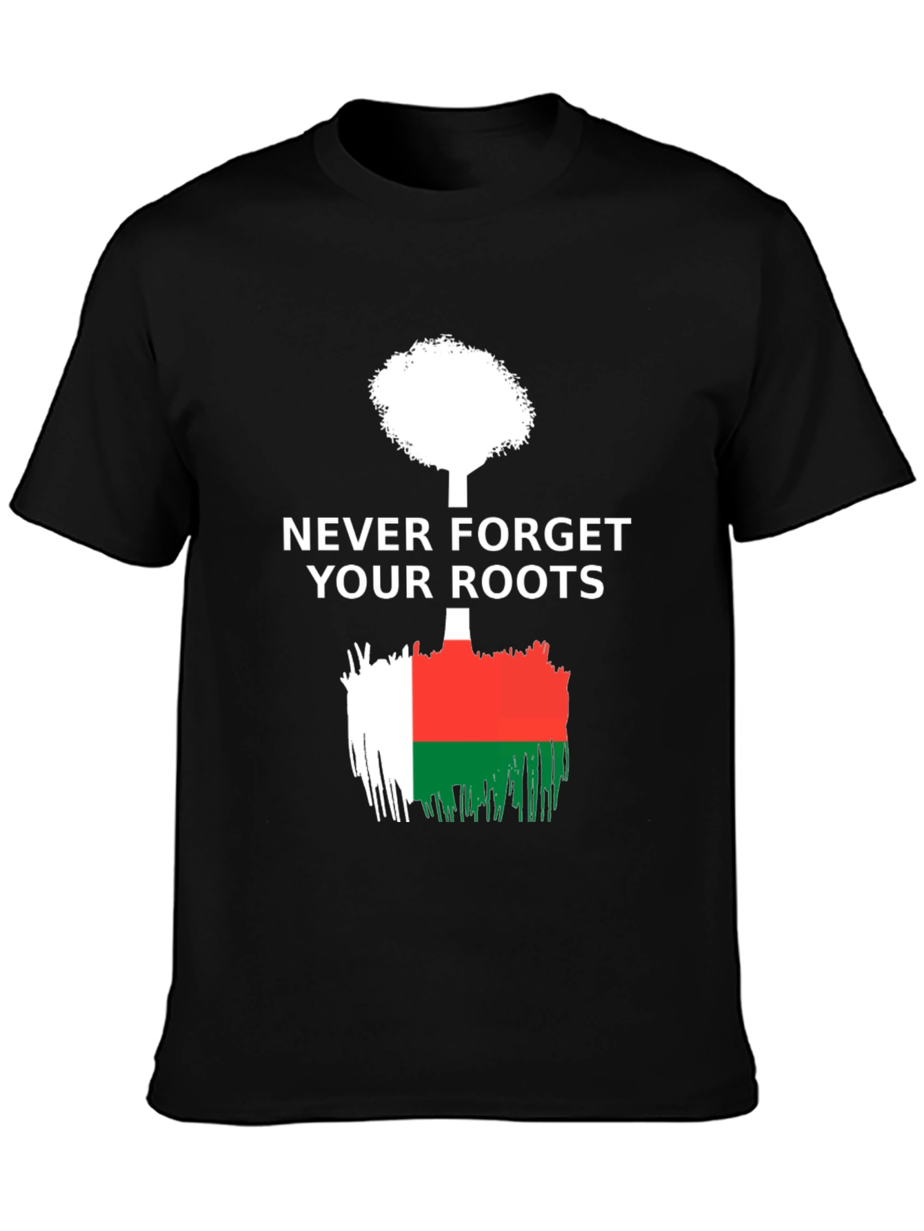 Never Forget Your Roots Madagascar Flag T-Shirt