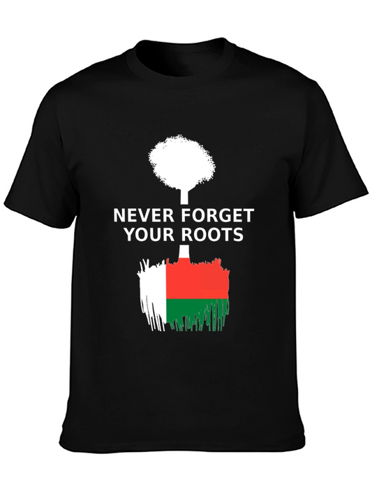 Never Forget Your Roots Madagascar Flag T-Shirt