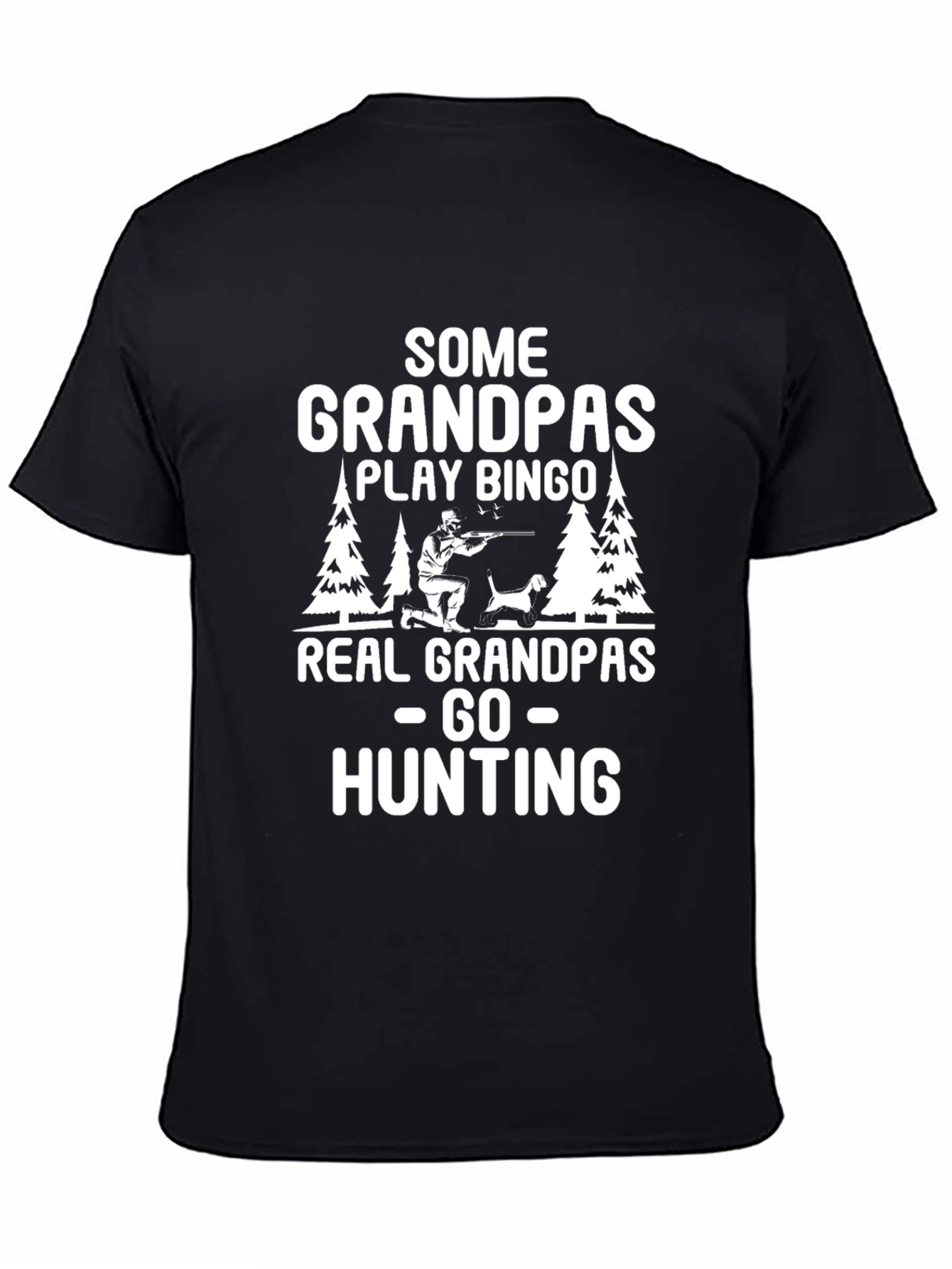 Real Grandpas Go Hunting T-Shirt